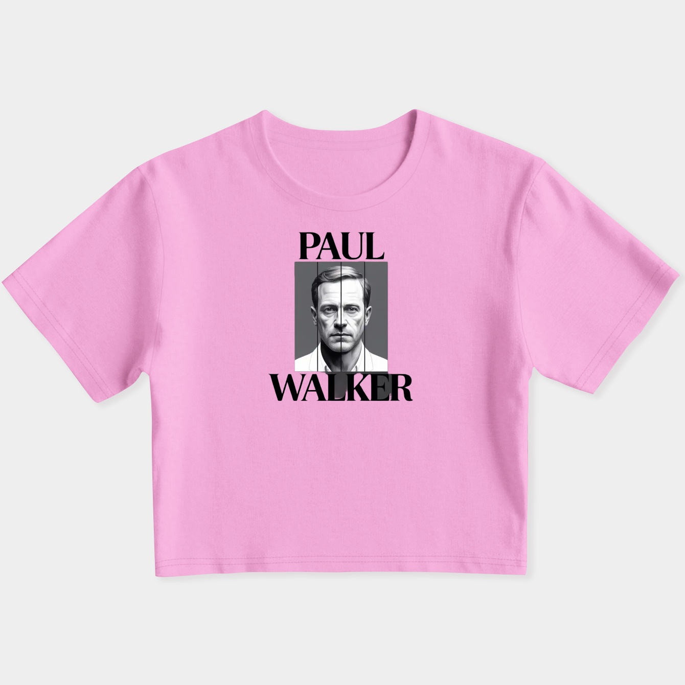 Paul Walker Bt Women's Slim Fit Baby Tee