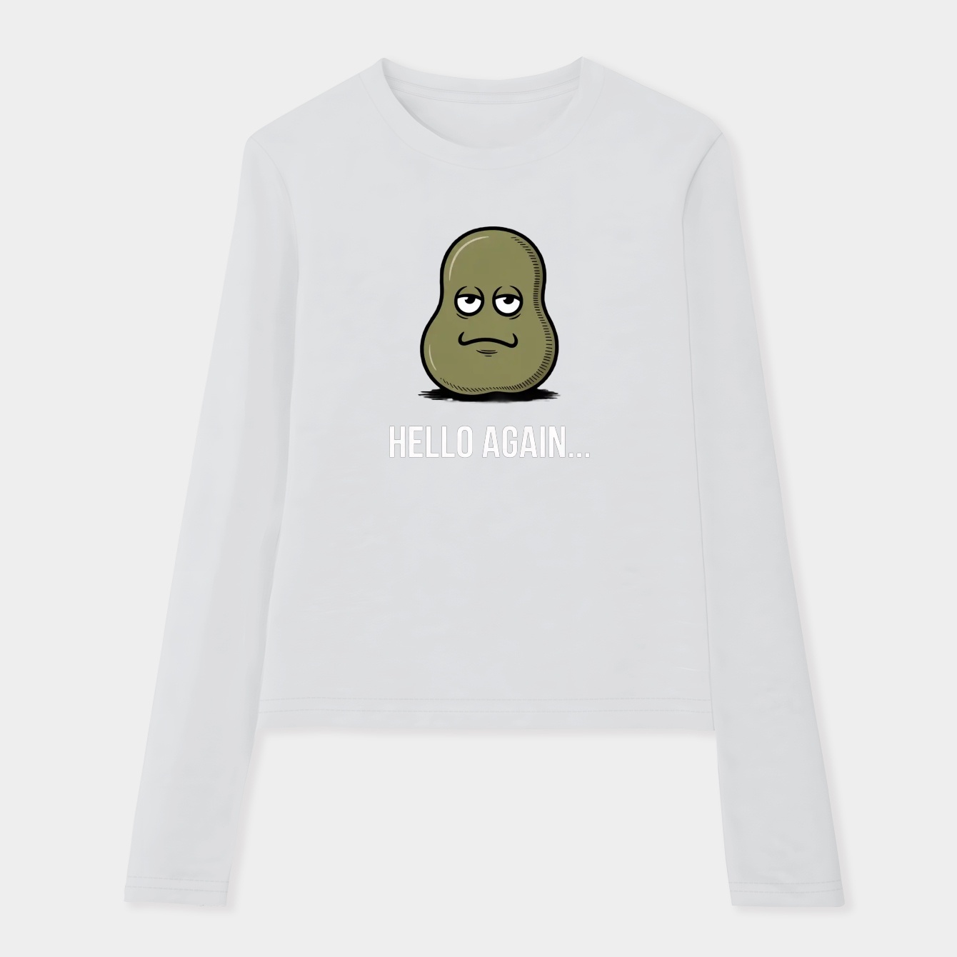 Hello again... (Clarence) Women's Soft Long Sleeve T-Shirt