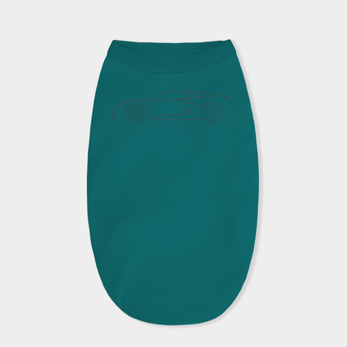 Eclipse B Car Outline Design Dog Shirt