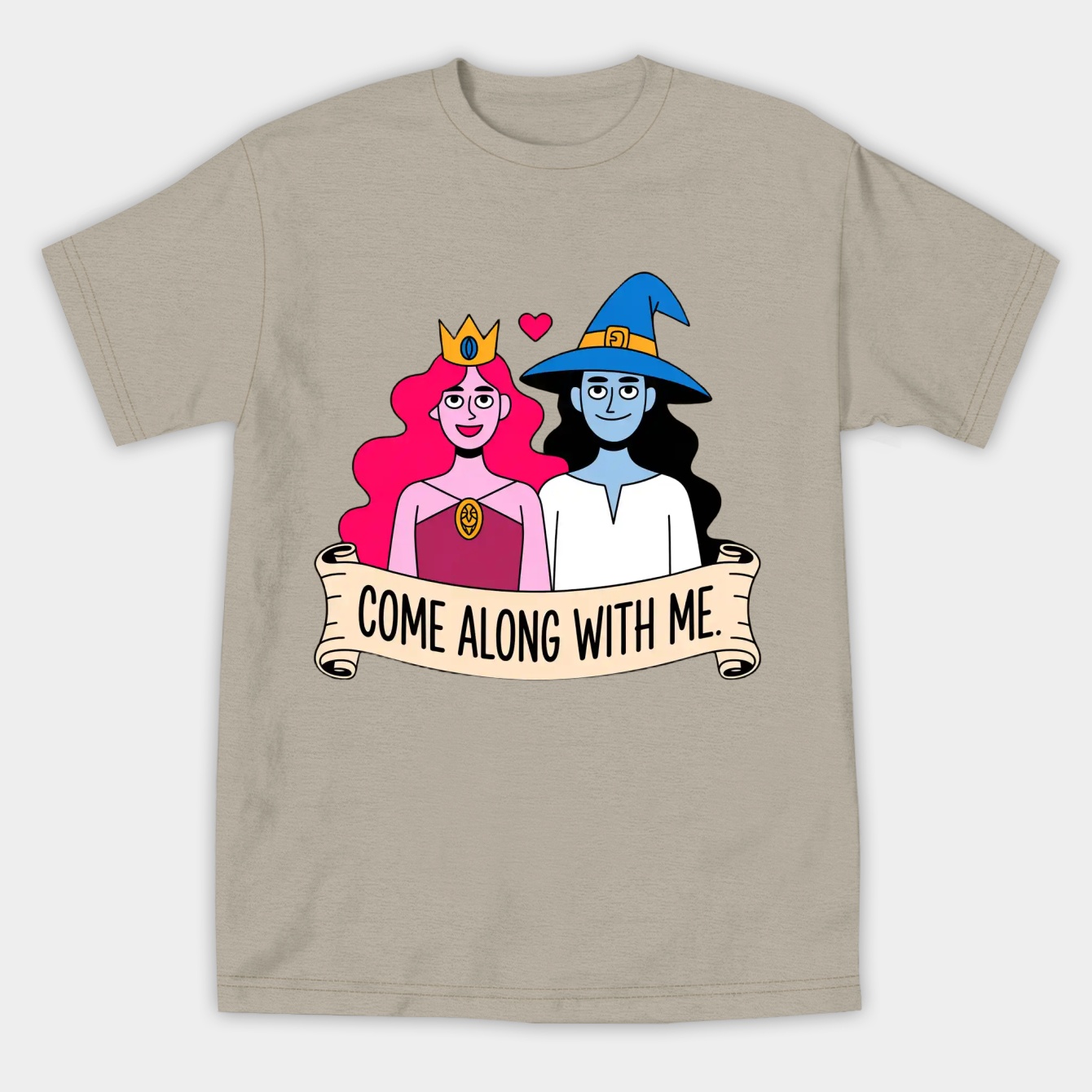 Come Along With Me Women's Athletic Performance T-Shirt