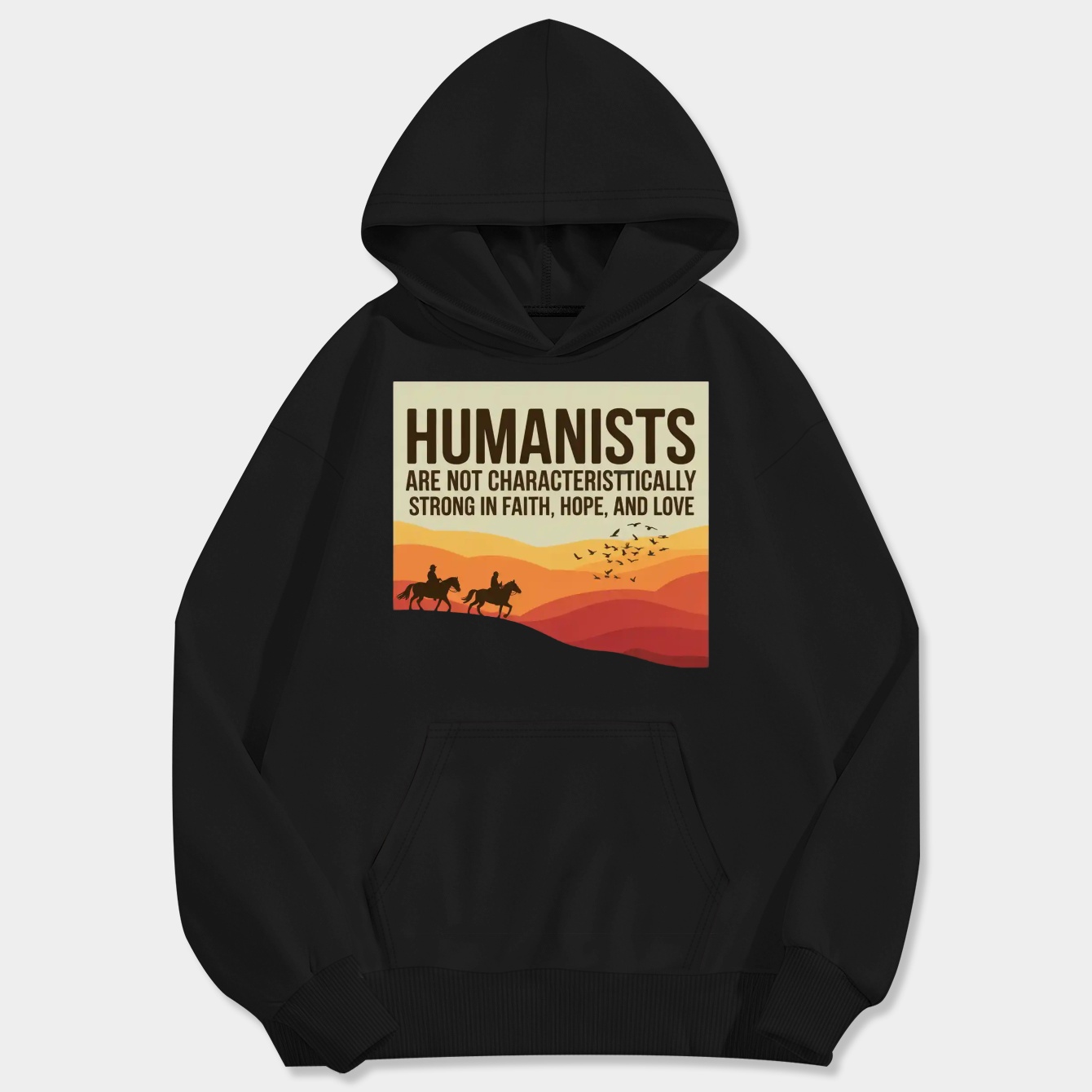 humanists are not Men's Big & Tall Hoodie