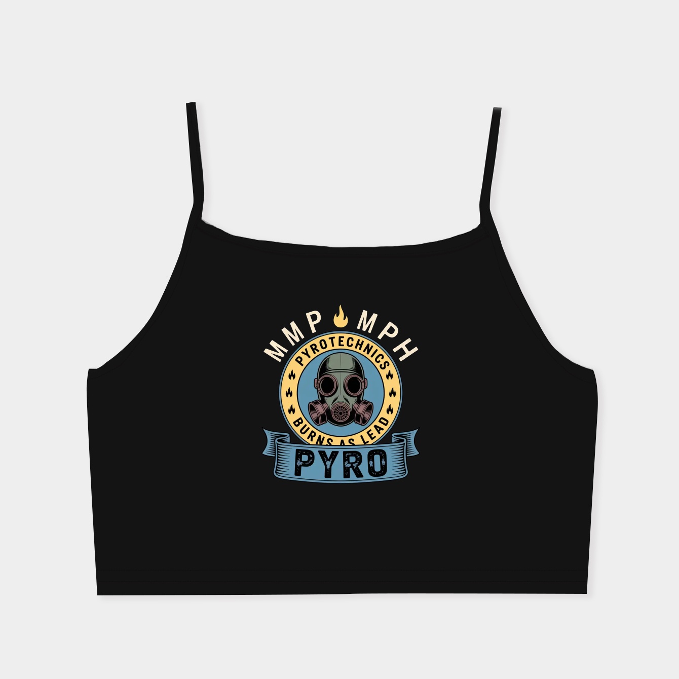 PYRO - BLUE TEAM Women's Spaghetti Strap Tank Top