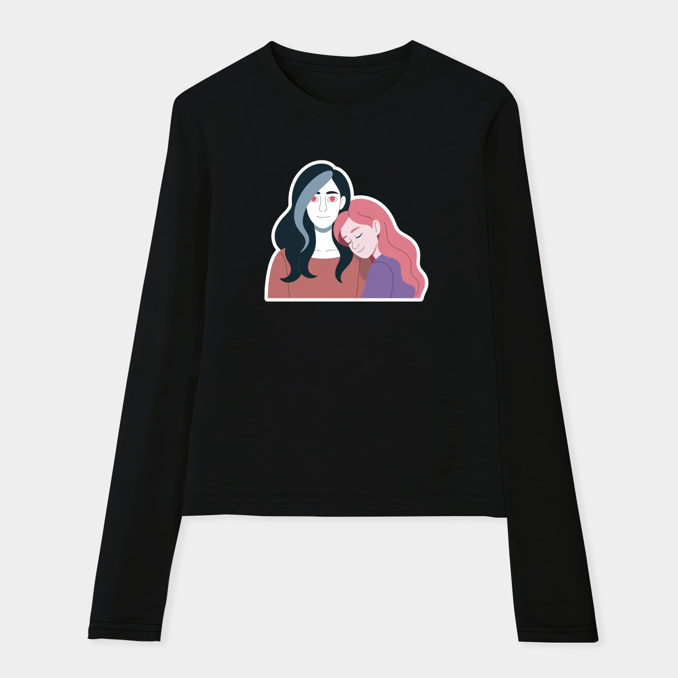 Bubbline hug Women's Soft Long Sleeve T-Shirt