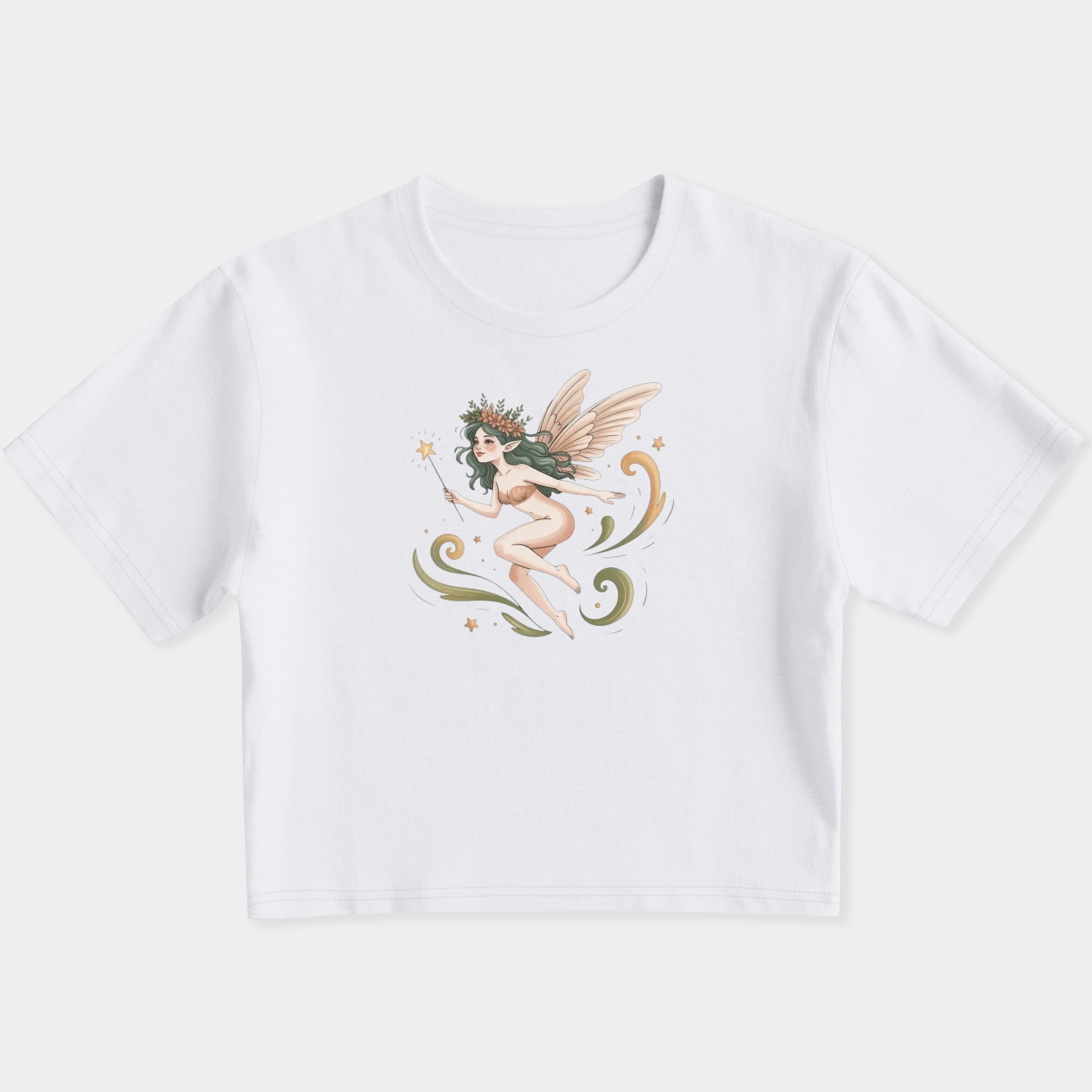 lake nymph Women's Slim Fit Baby Tee