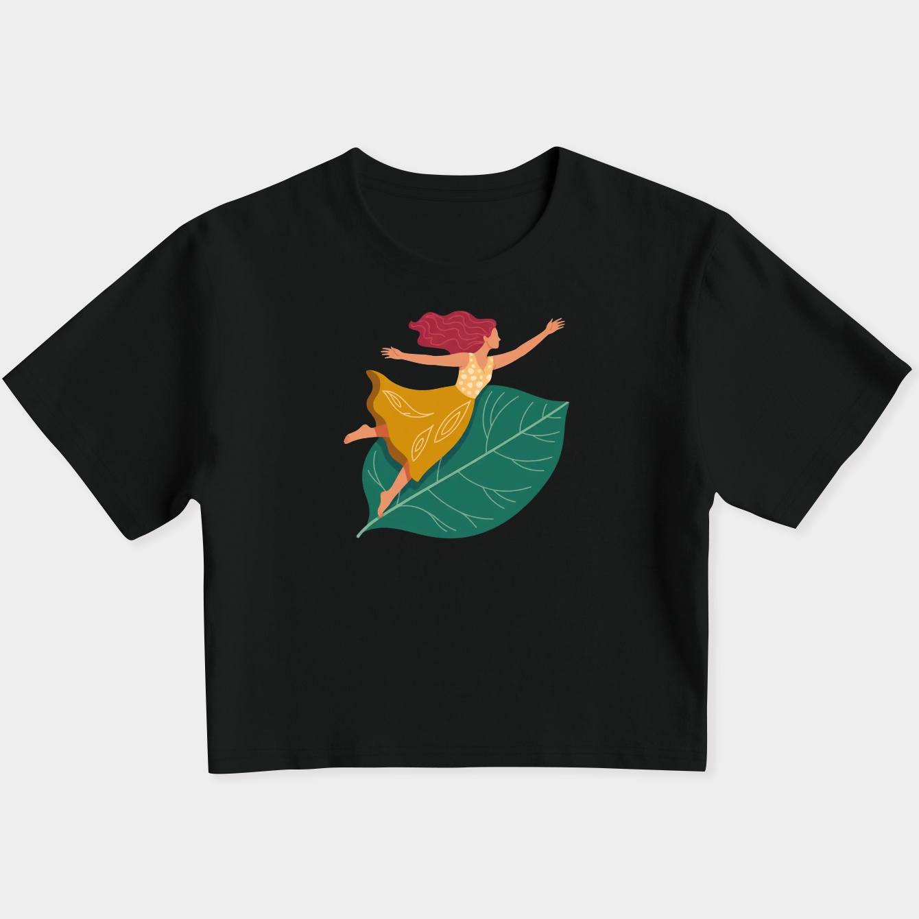 I'm flying with a leaf Women's Slim Fit Baby Tee