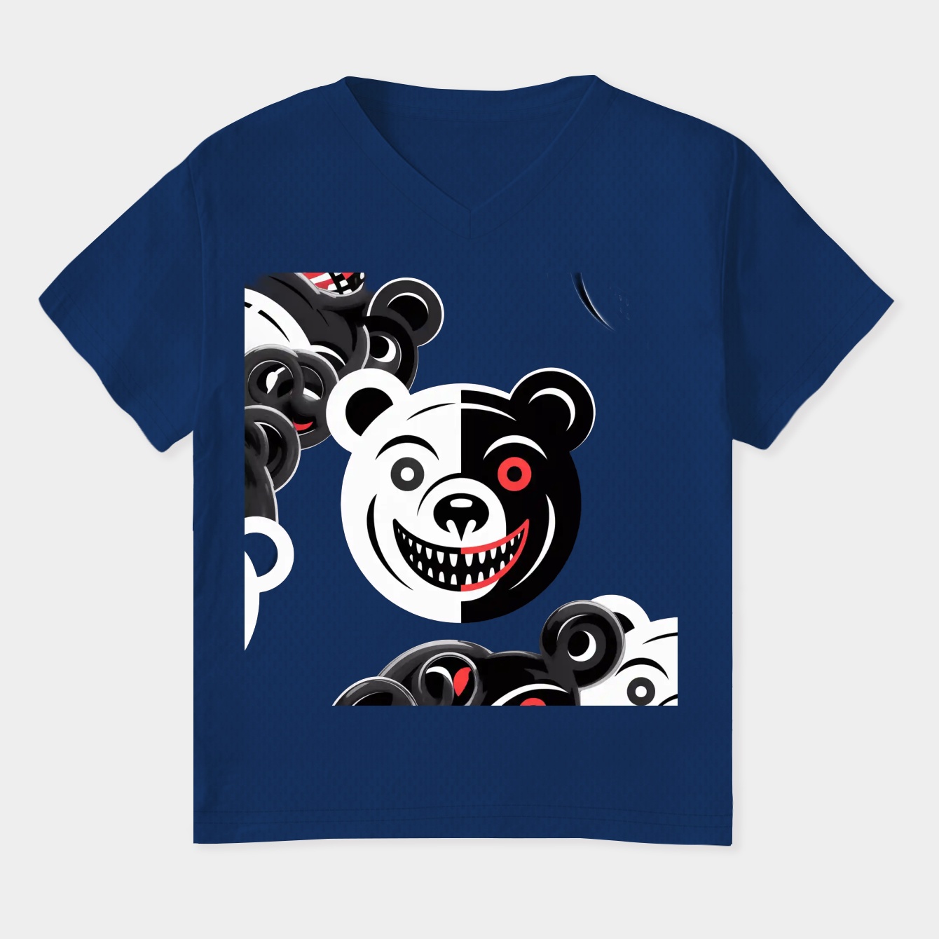 Monokuma Women's Plus Size V-Neck T-Shirt