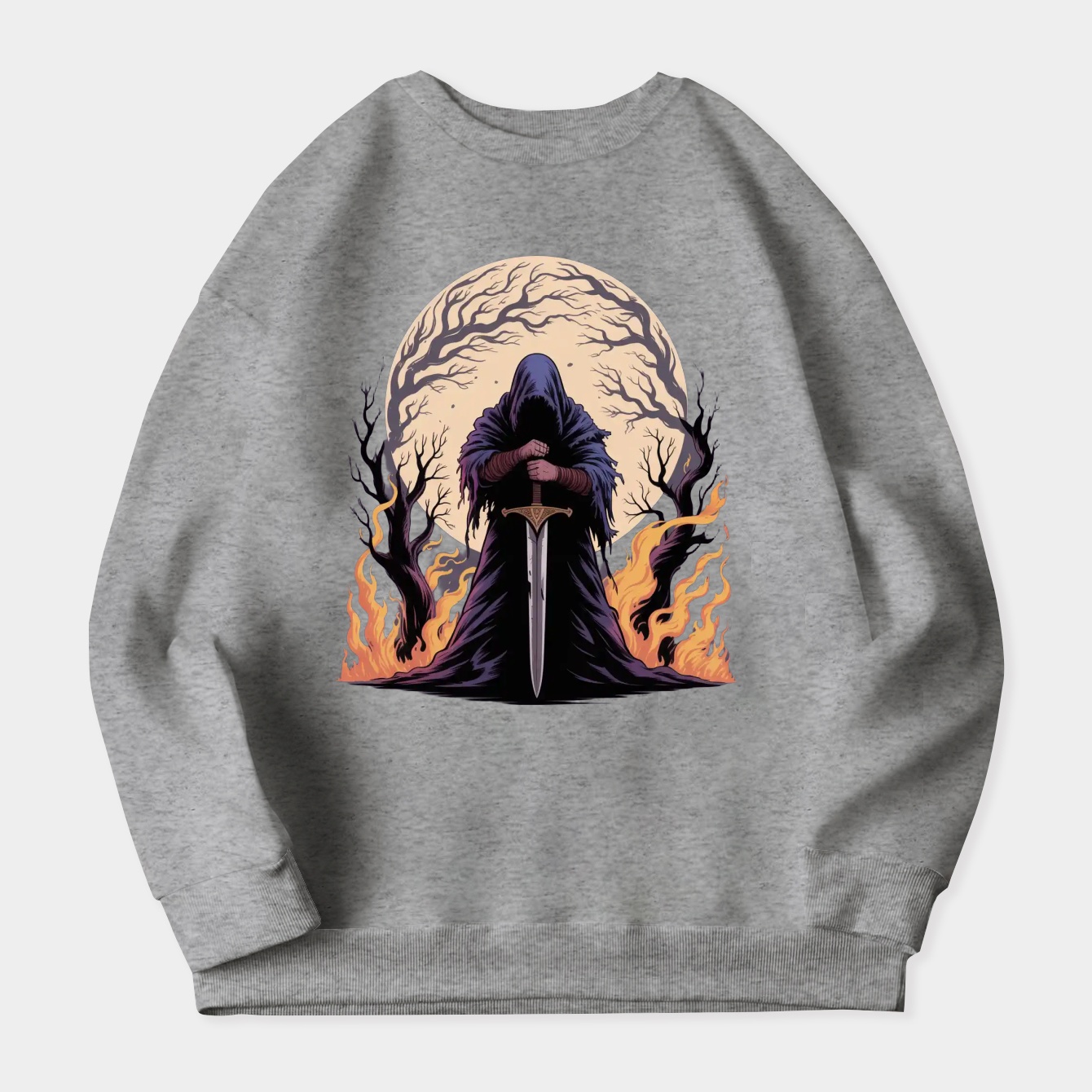 elden ring moonlit warrior Women's Crewneck Sweatshirt