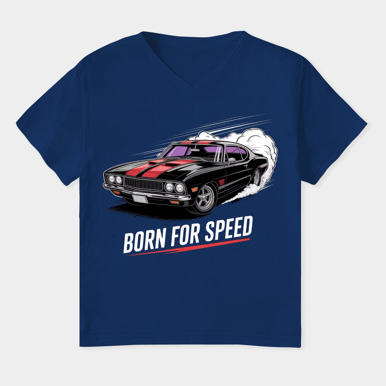 Born For Speed Women's Plus Size V-Neck T-Shirt