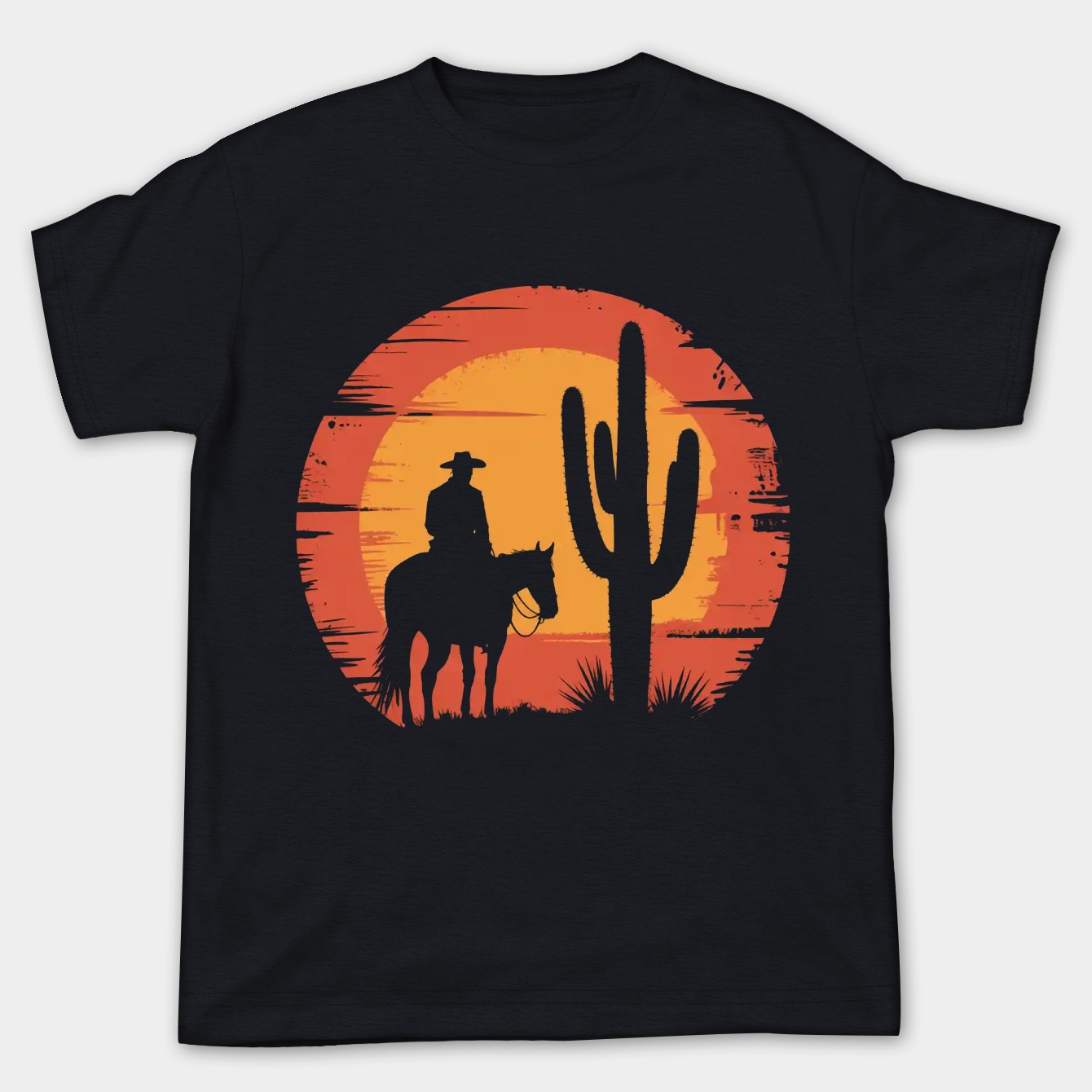 Western Sunset Women's Plus Size T-shirt