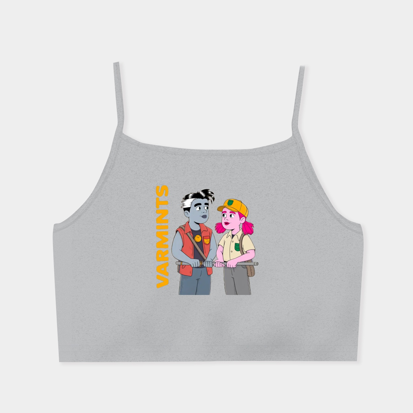 BUBBLINE VARMINTS Women's  Spaghetti Strap Tank Top