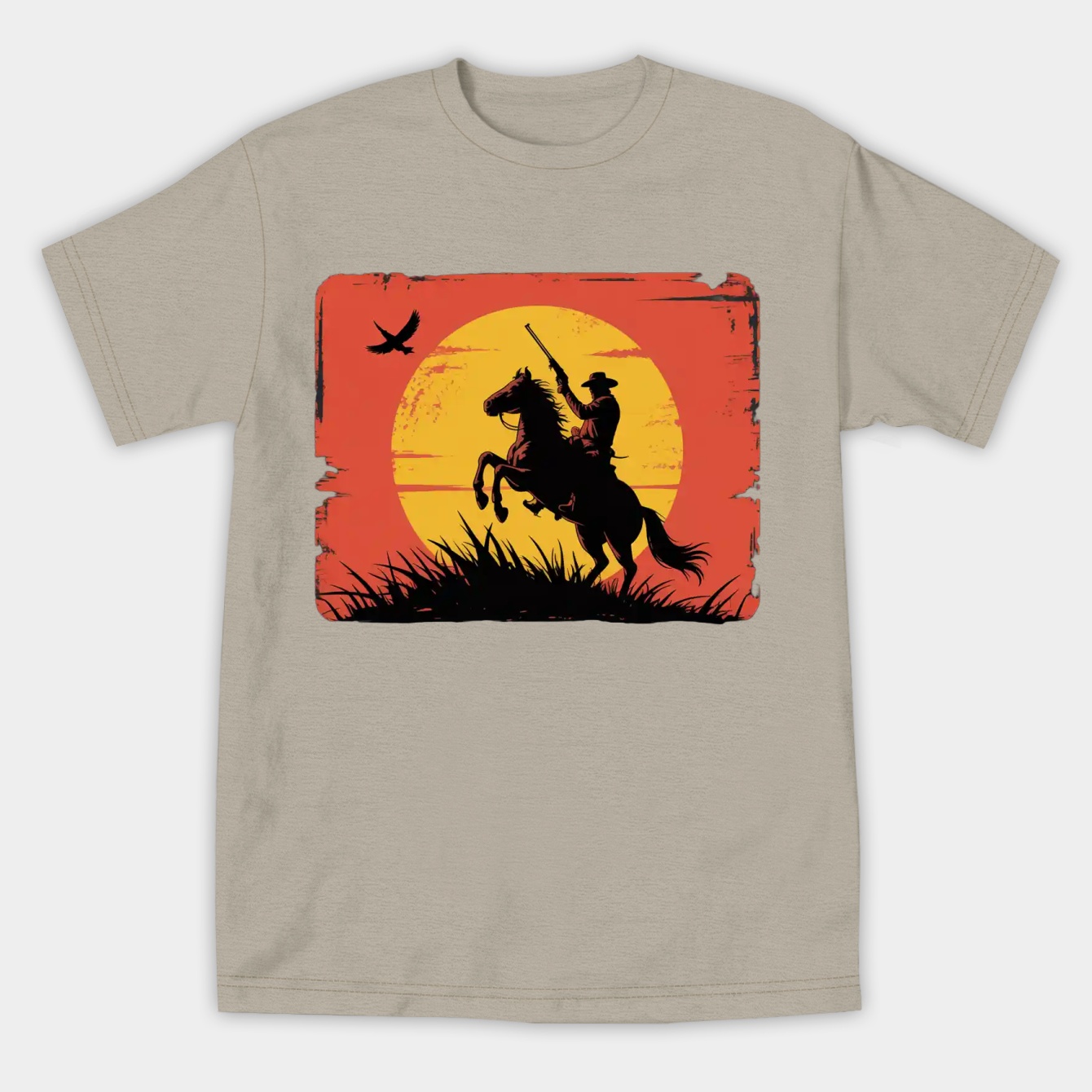 RDR Sunset Women's Athletic Performance T-Shirt