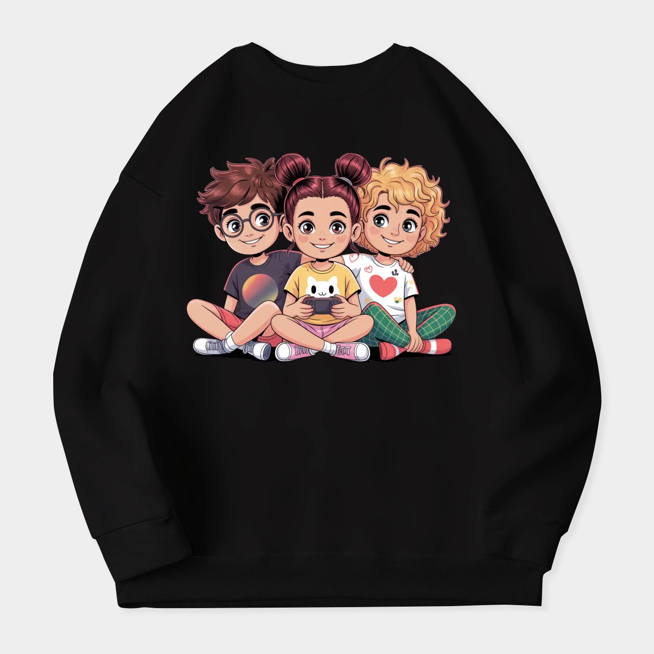 sleep over!! Women's Crewneck Sweatshirt