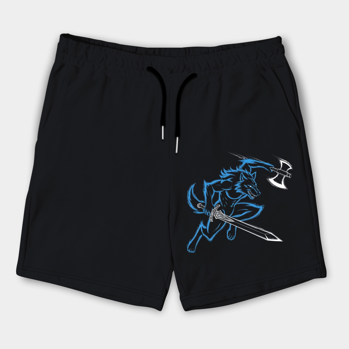 Wolf's Assault | Blaidd The Half Wolf Men's Shorts