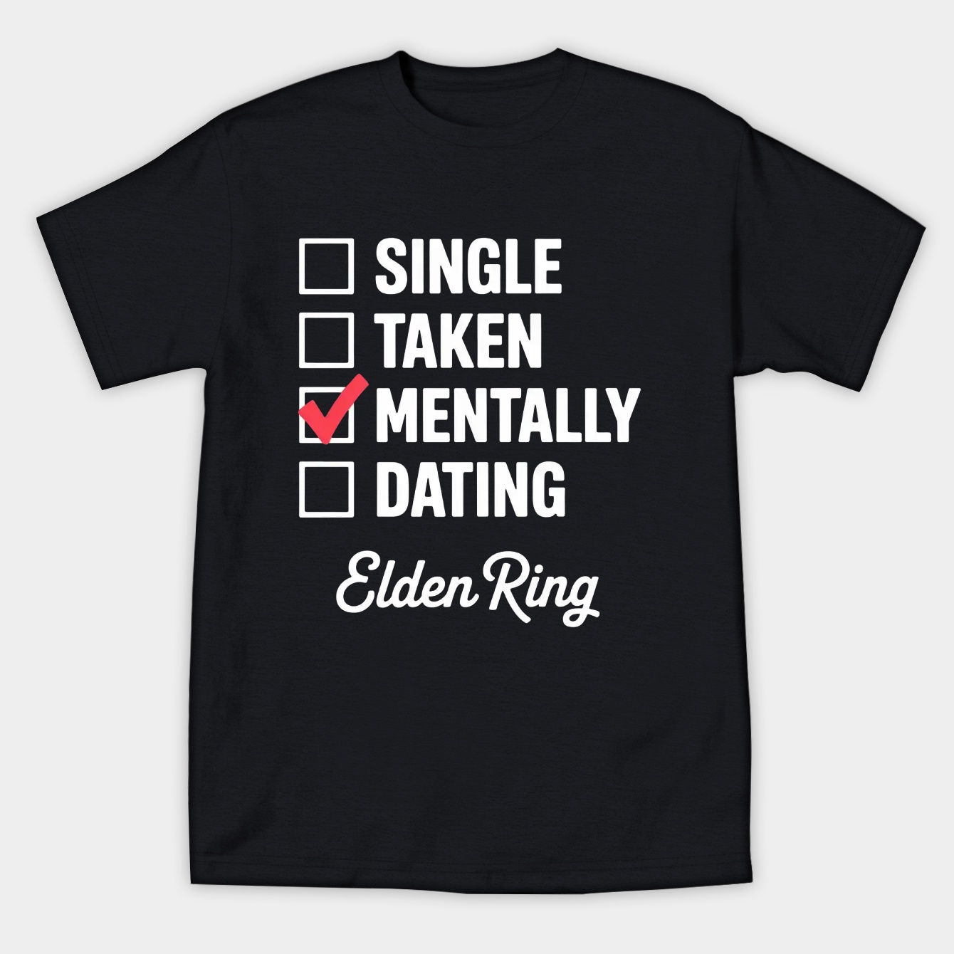 Mentally Dating Elden Ring Women's Athletic Performance T-Shirt