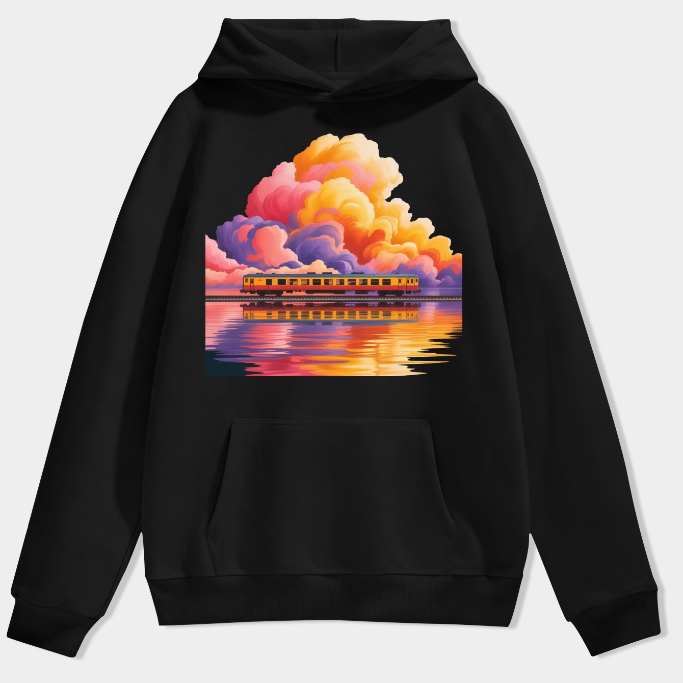 spirited train Men's Hoodie