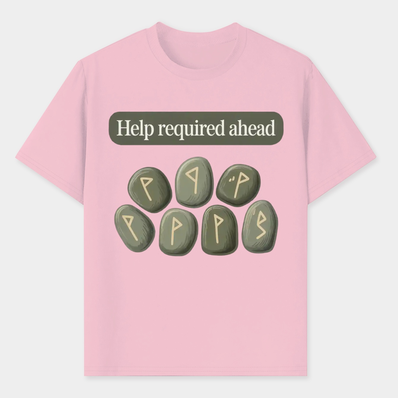 Help Required Ahead - Elden Ring Summon Stones Men's T-Shirt