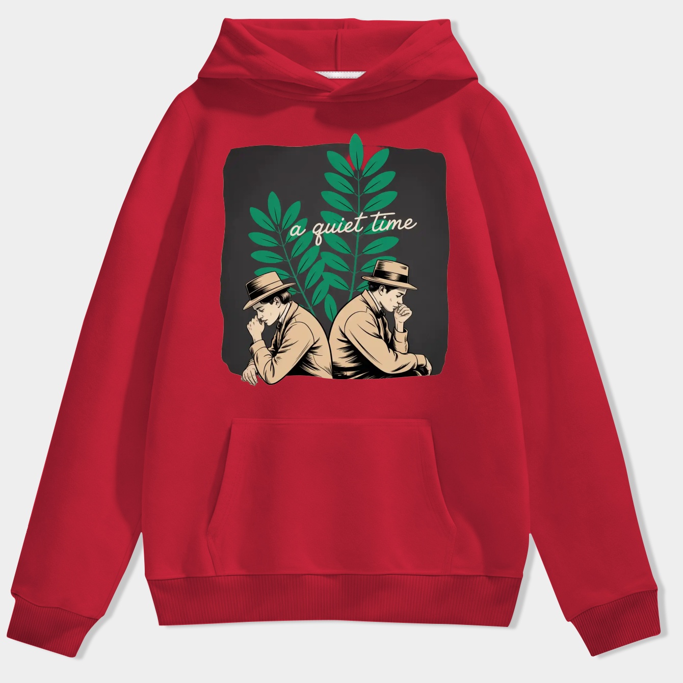 a quiet time Men's Hoodie