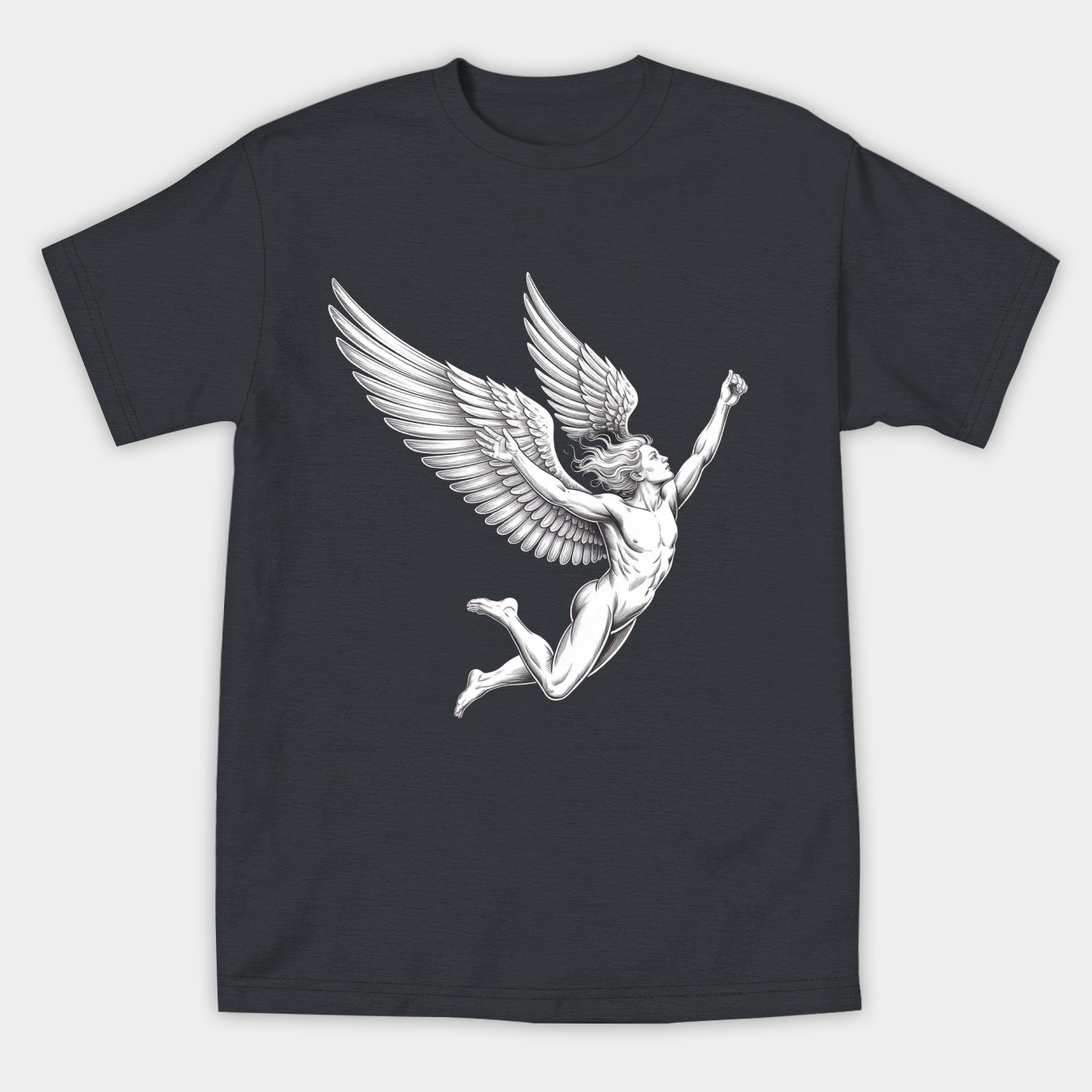Icarus digital drawing Women's Athletic Performance T-Shirt