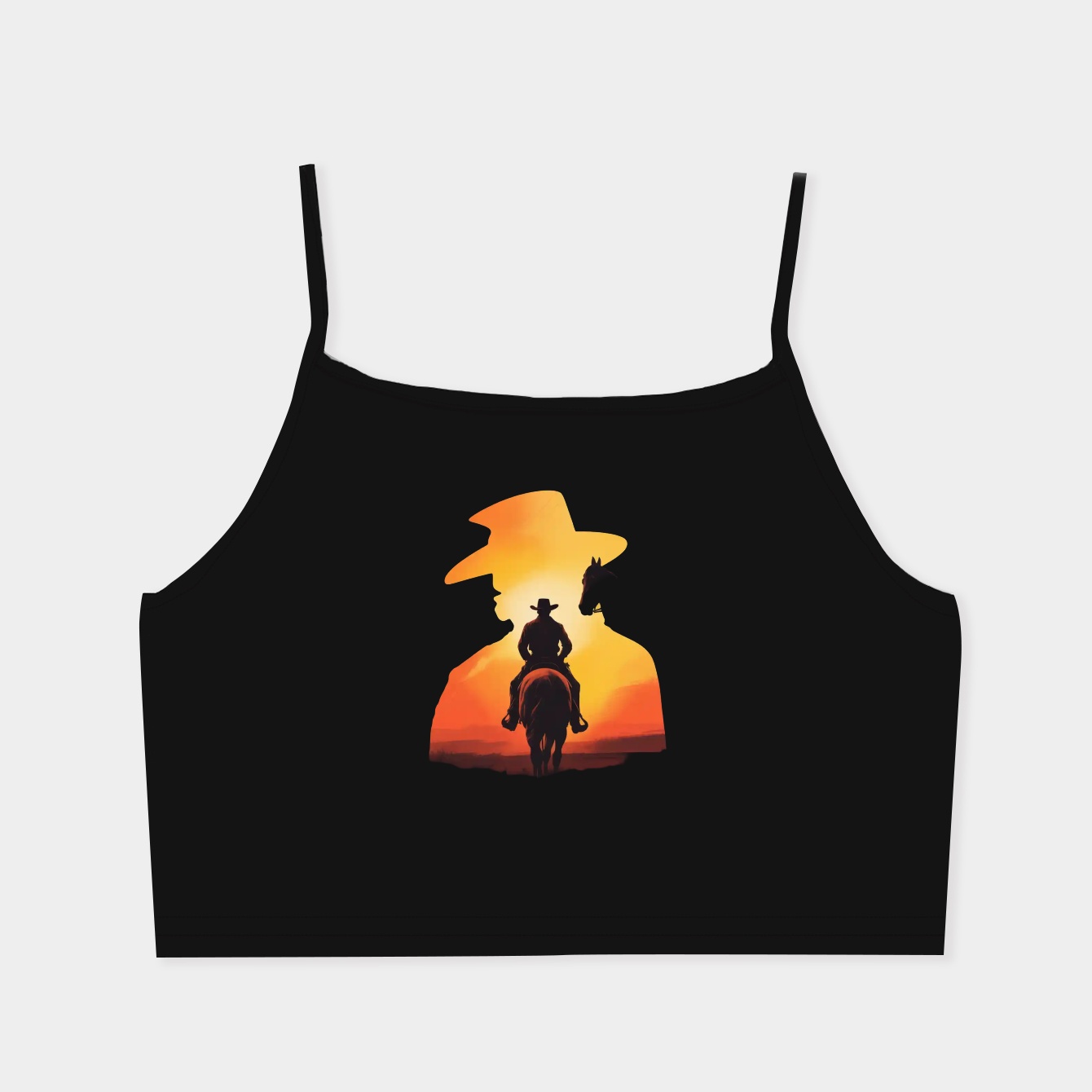 red dead Women's  Spaghetti Strap Tank Top