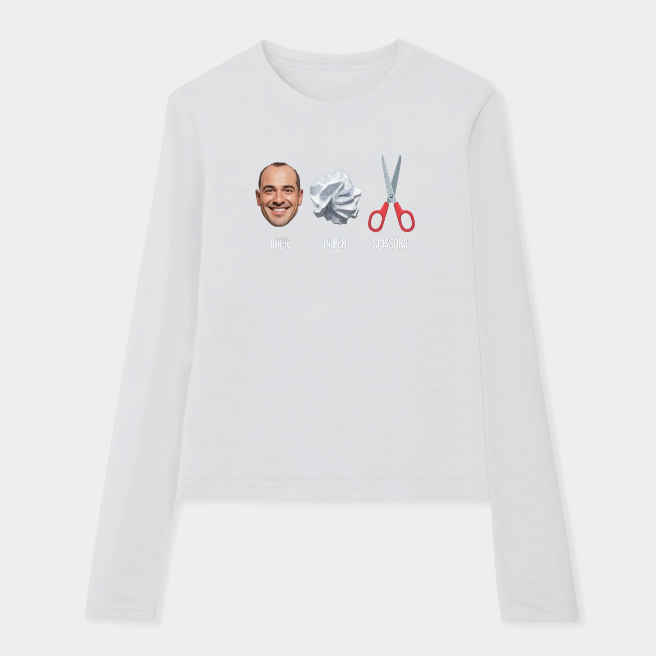 Rock Paper Scissors Women's Soft Long Sleeve T-Shirt