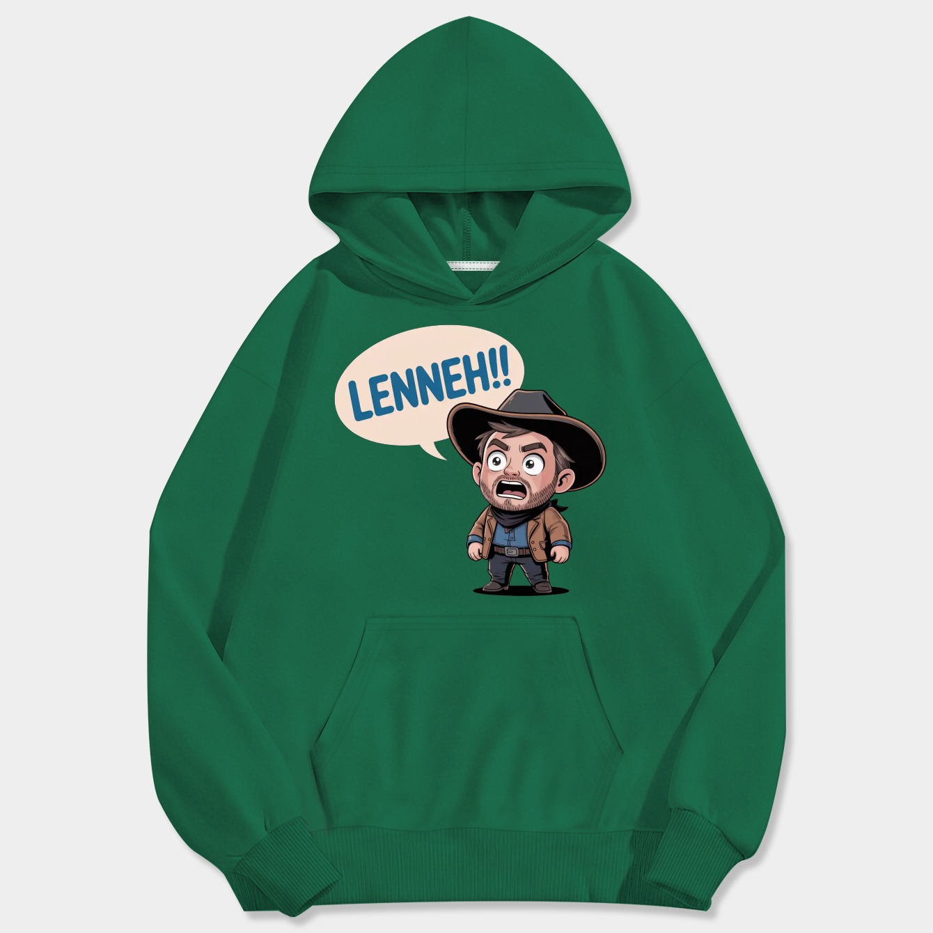LENNEH Long Men's Big & Tall Hoodie
