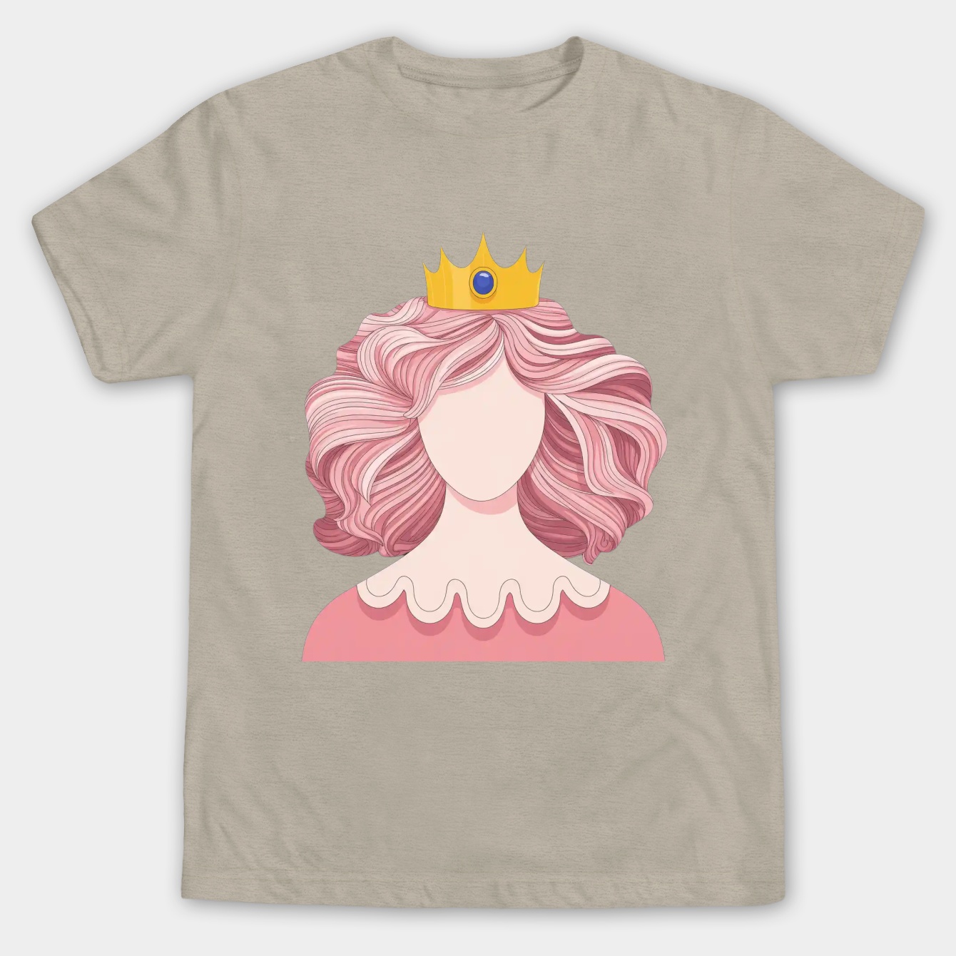 Princess Bubblegum Men's Big & Tall T-shirt