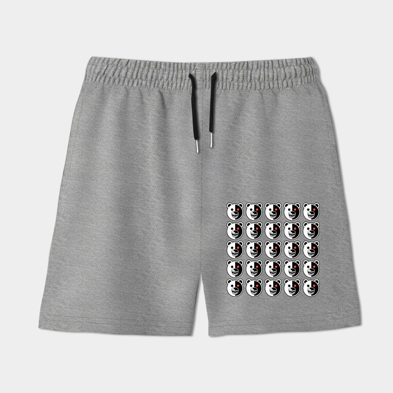 Monokuma Bear Face Pattern Women's Shorts