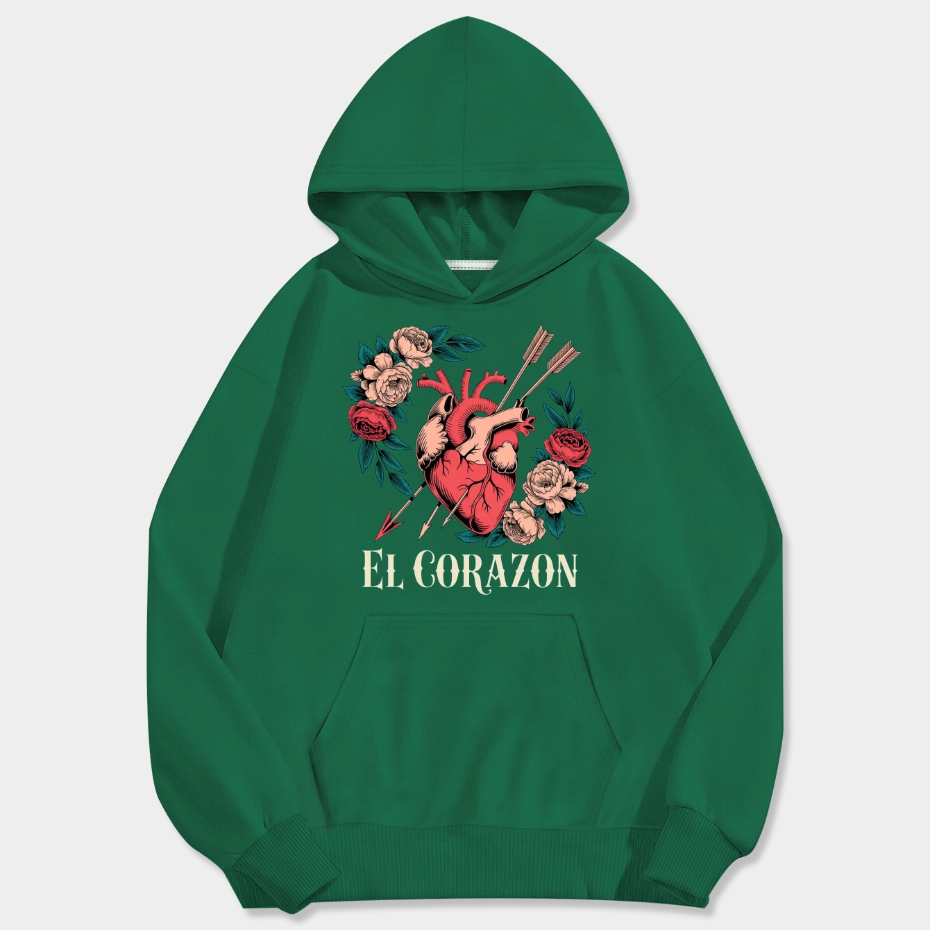 El Corazon Men's Big & Tall Hoodie