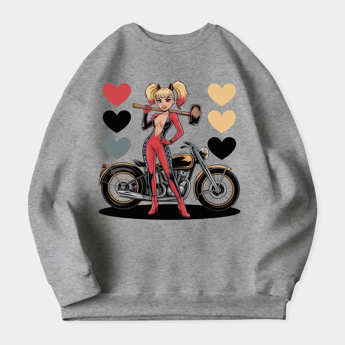 Harley The Leopard Women's Plus Size Sweatshirt