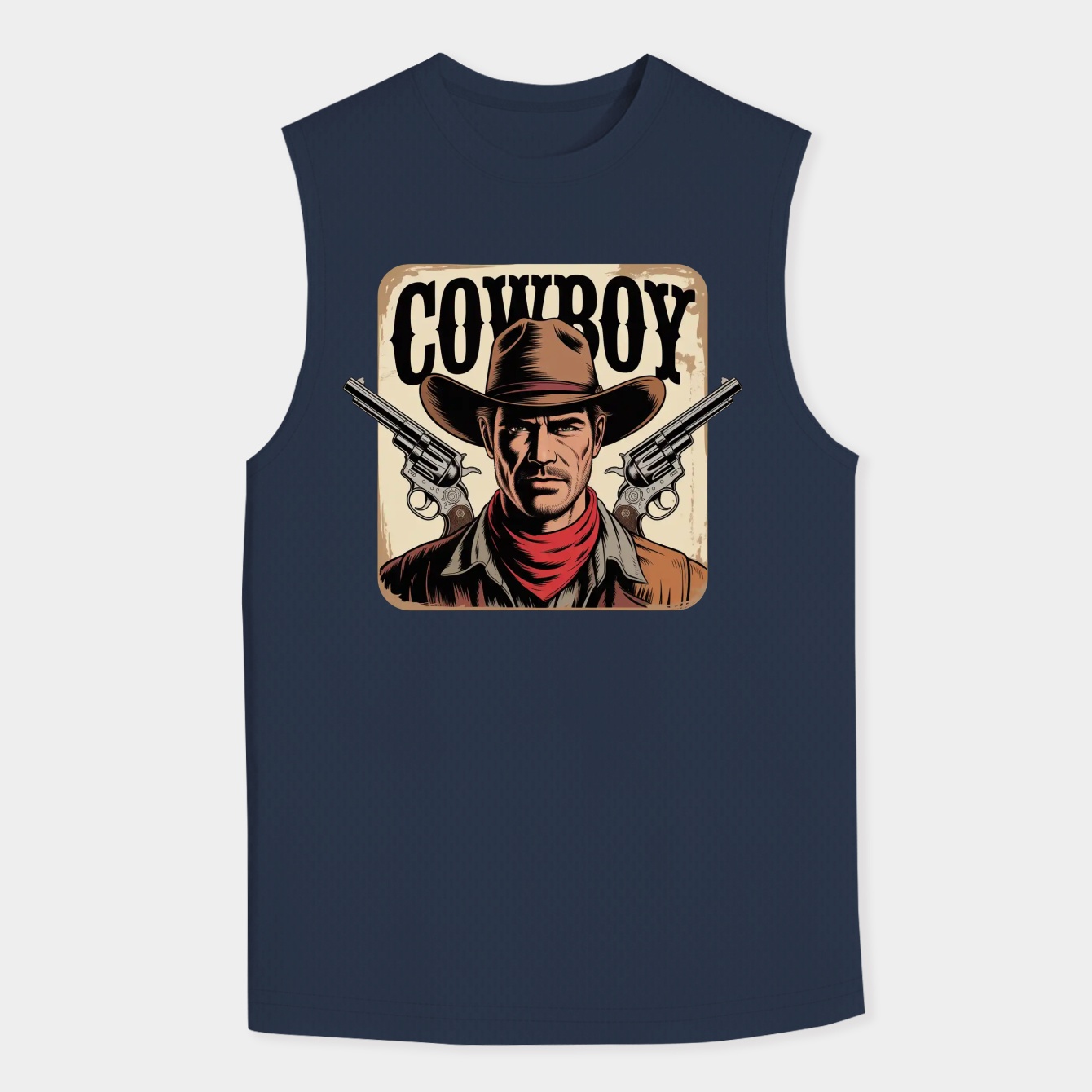 cow boy Men's Big & Tall Tank Top