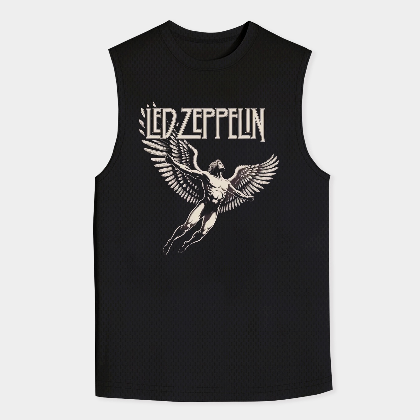 Led Zeppelin logo with winged figure