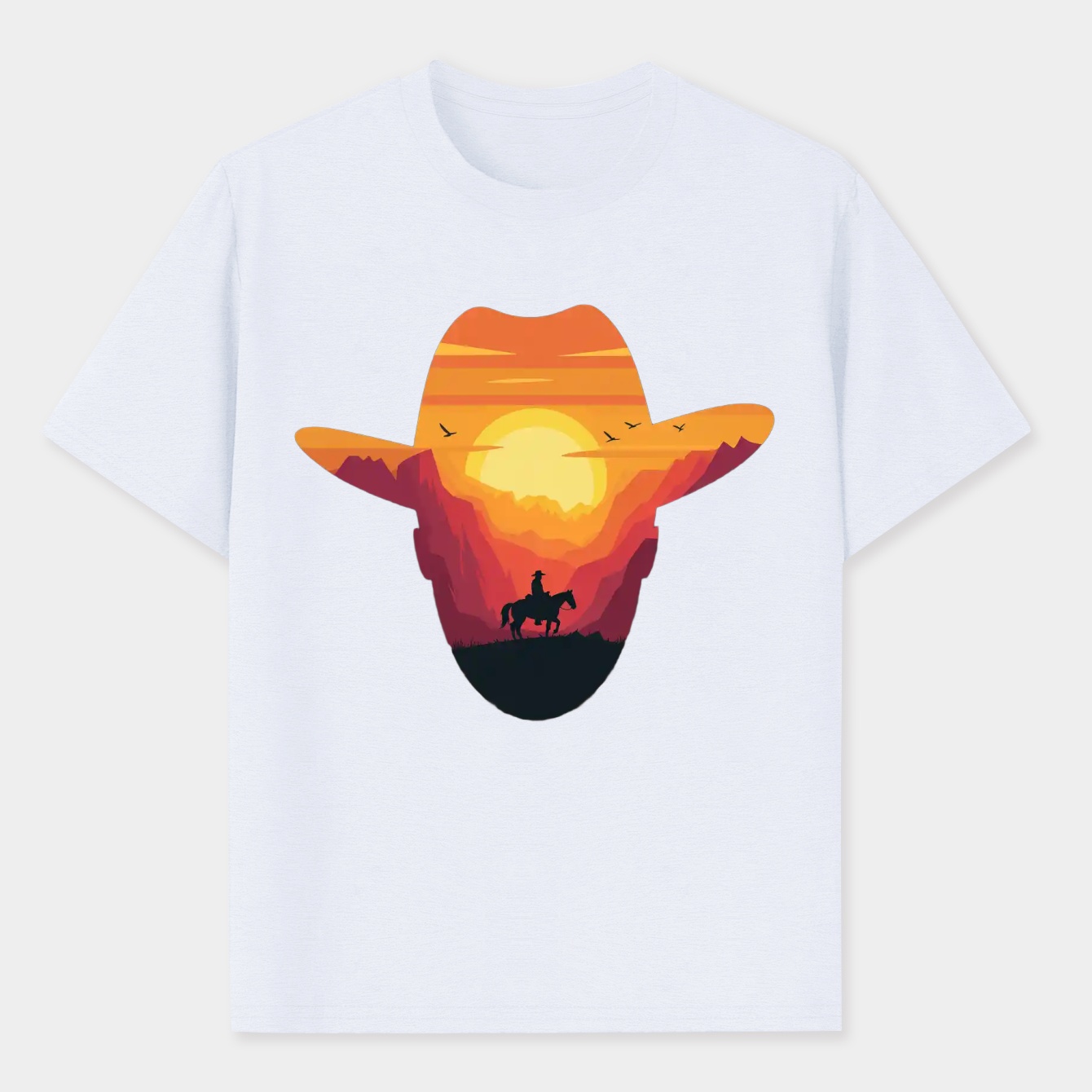 Red-Logo Men's Performance Athletic T-Shirt