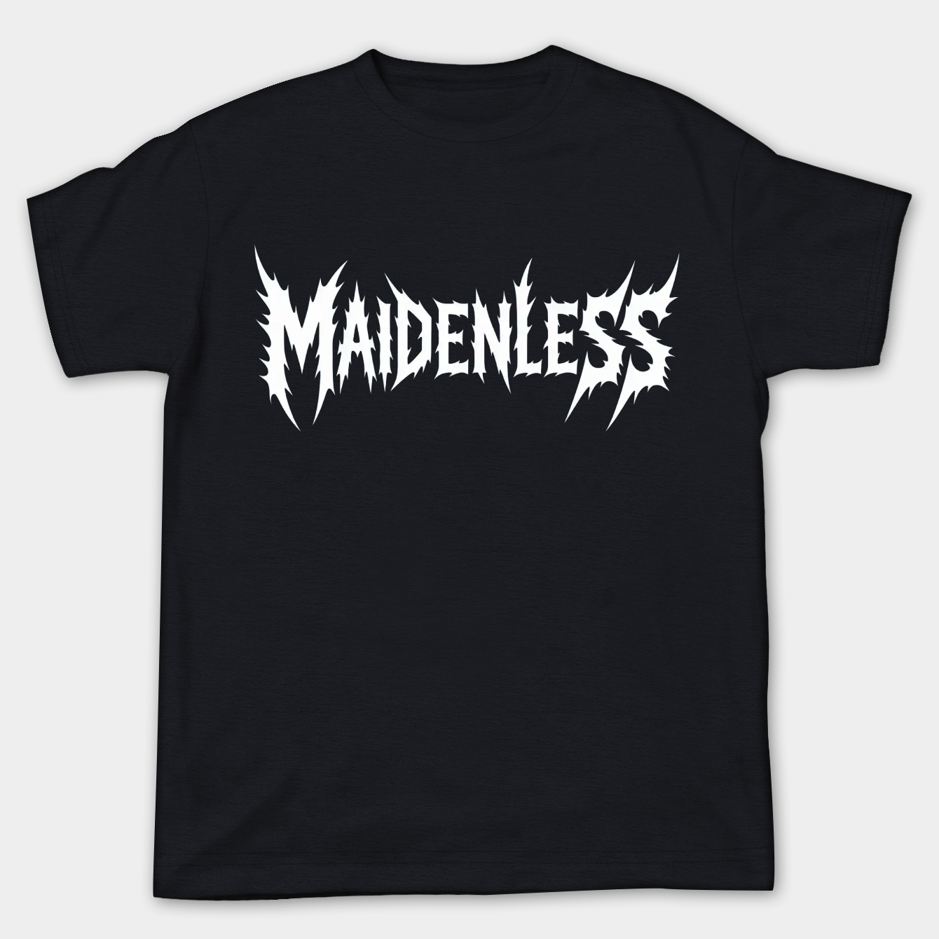 Heavy Metal Maidenless Lettering