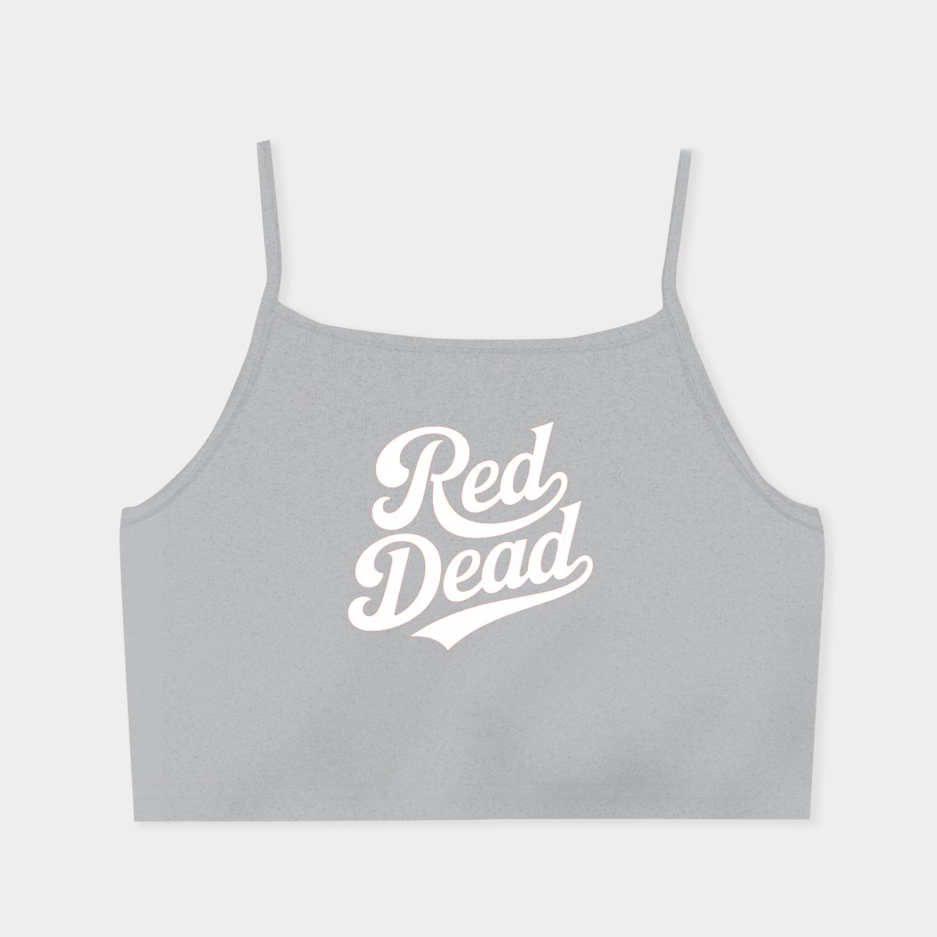 Red Dead Classic Script Women's  Spaghetti Strap Tank Top
