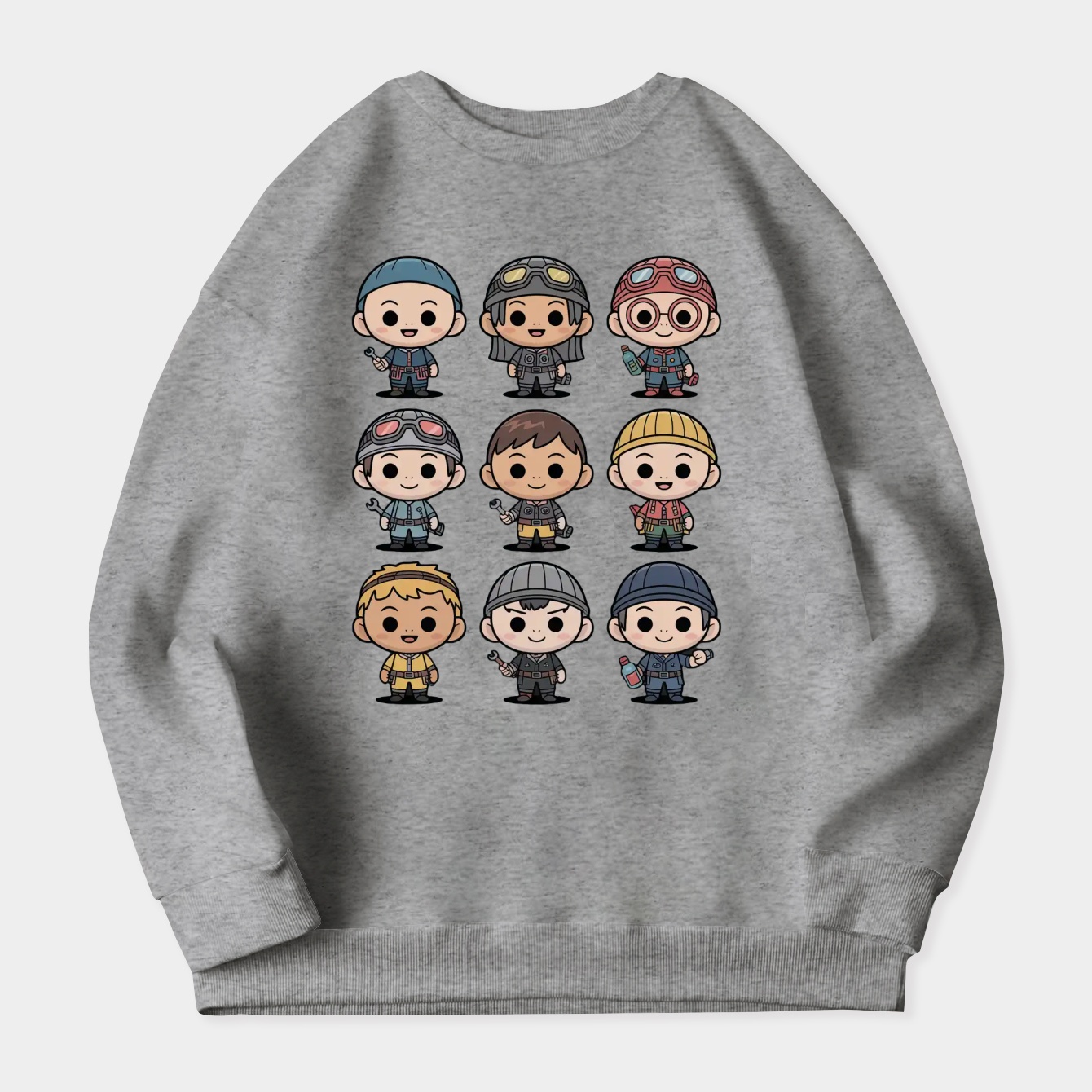 TF2 Blu Fren Set Women's Crewneck Sweatshirt