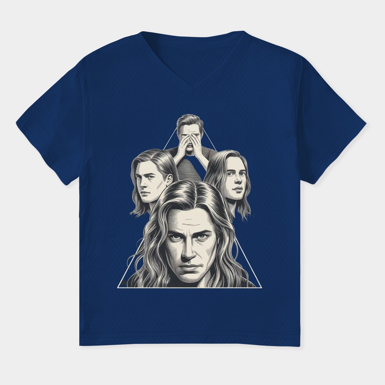 Led Zeppelin Together Women's Plus Size V-Neck T-Shirt