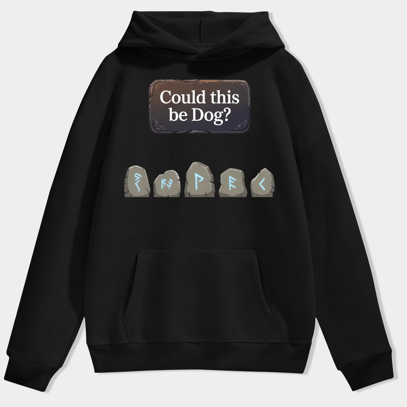 Could This Be Dog? - Elden Ring Message Men's Hoodie