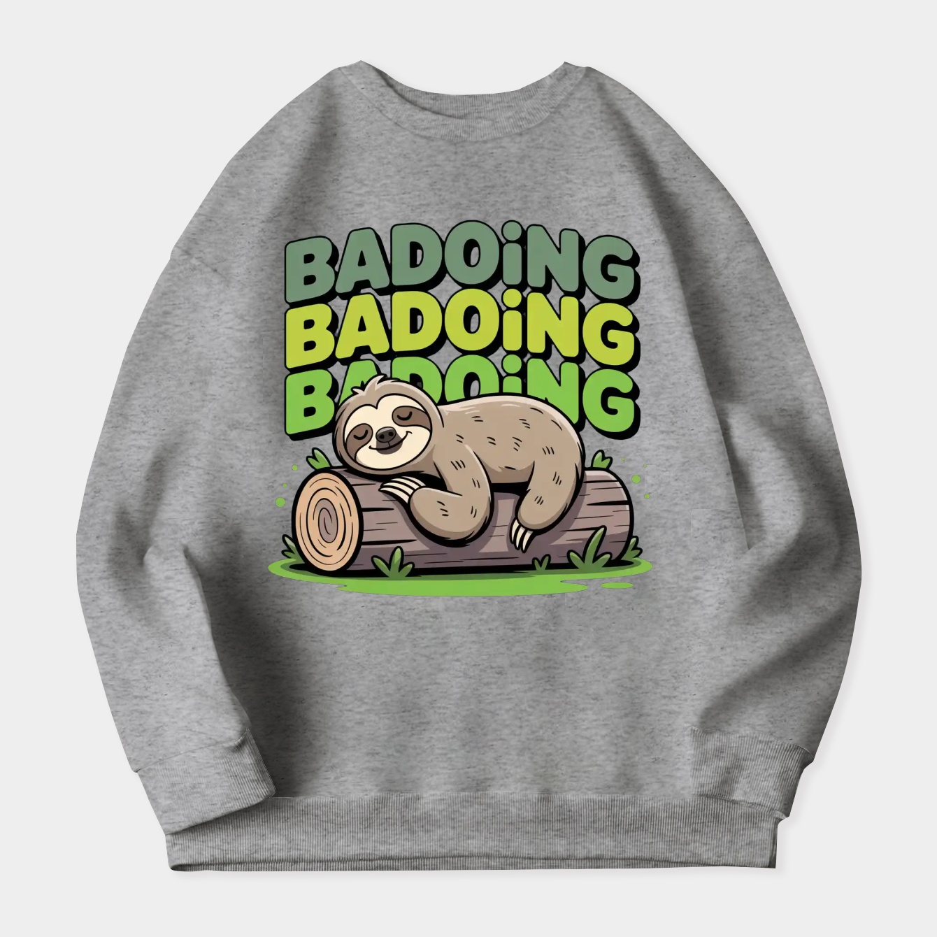 Badoing Sloth Women's Plus Size Sweatshirt