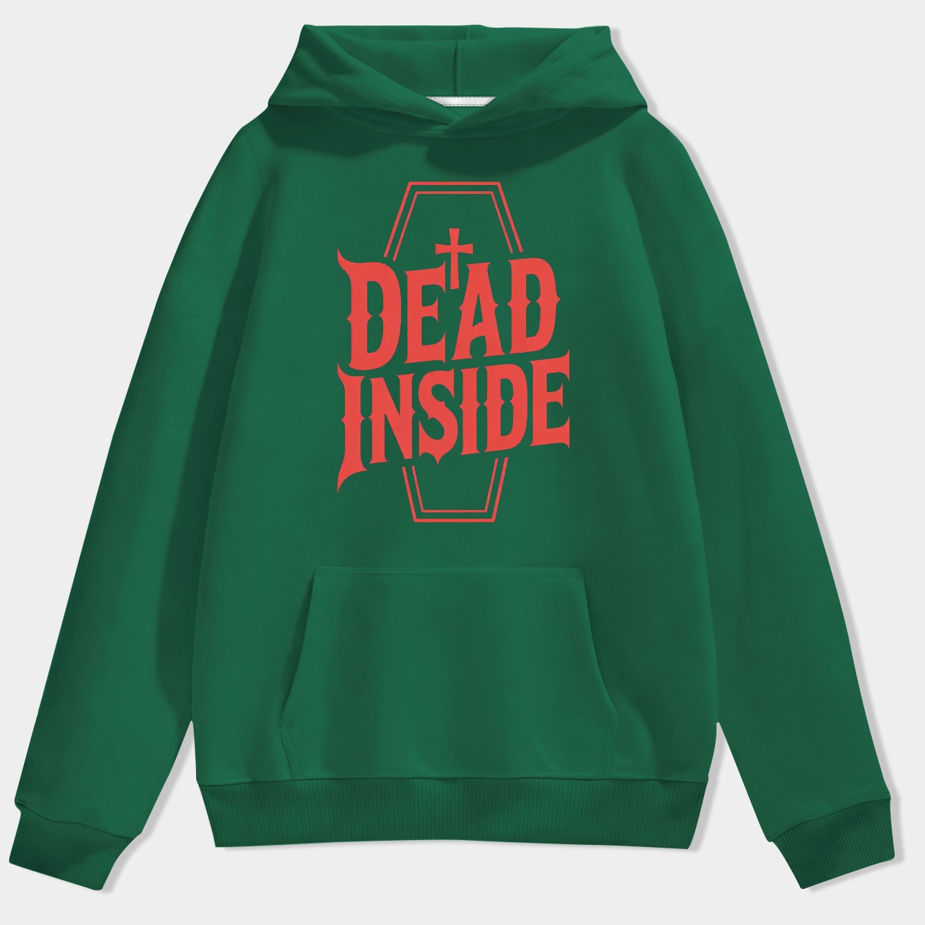 Dead Inside Red Men's Hoodie