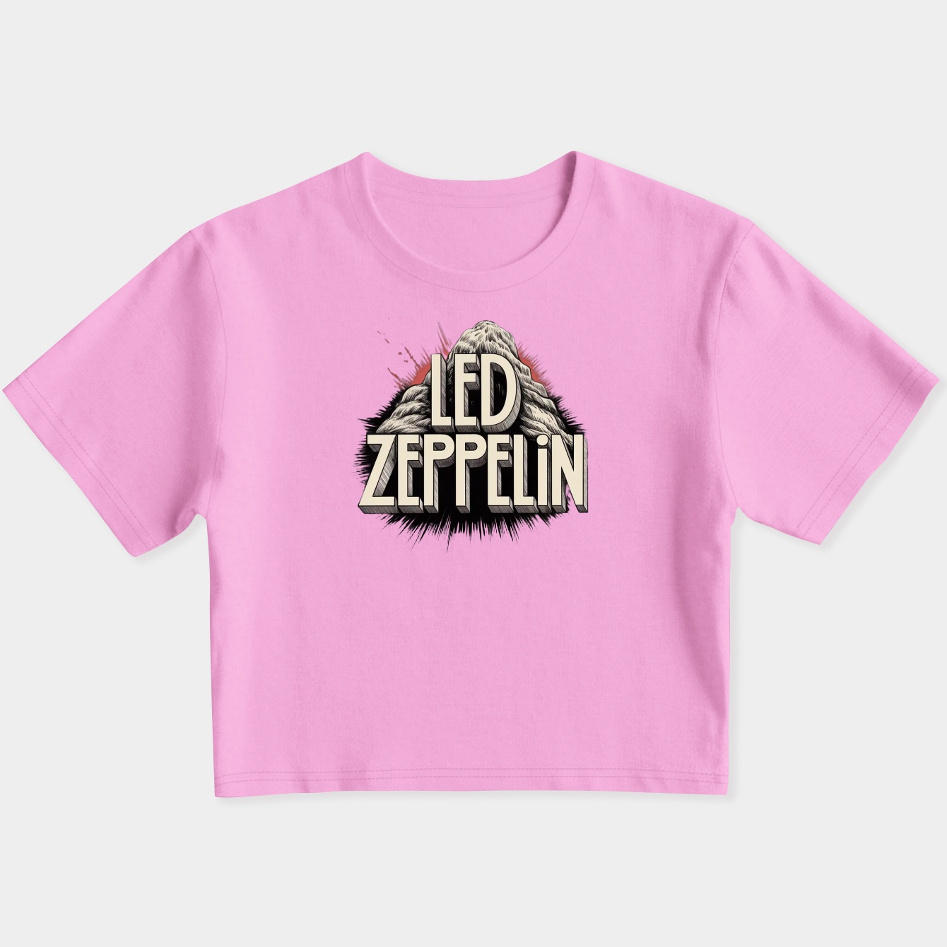 Art - Led Zeppelin Women's Slim Fit Baby Tee