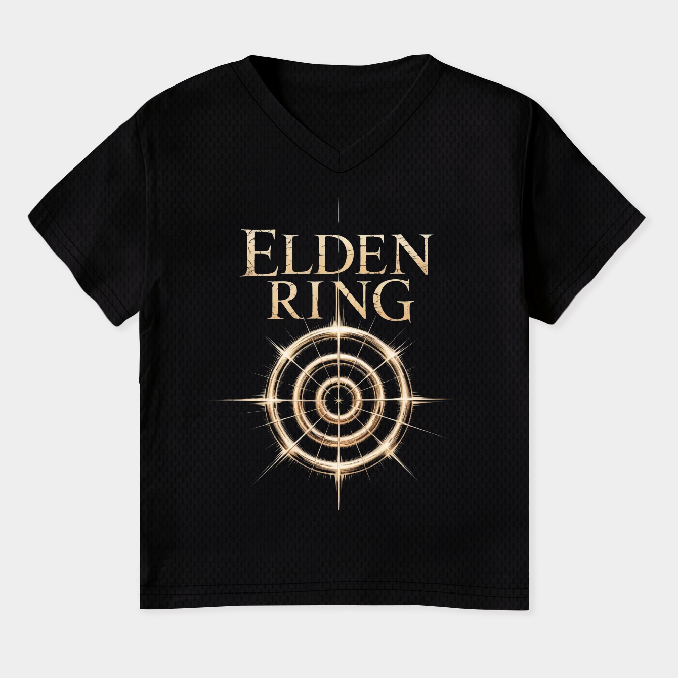 Elden Ring Logo Girls Women's Plus Size V-Neck T-Shirt