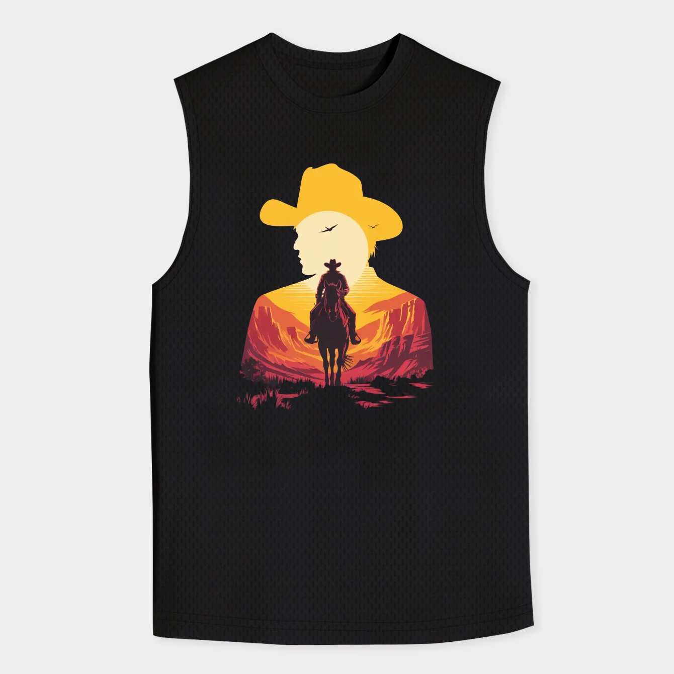 Red-Logo Men's Tank Top