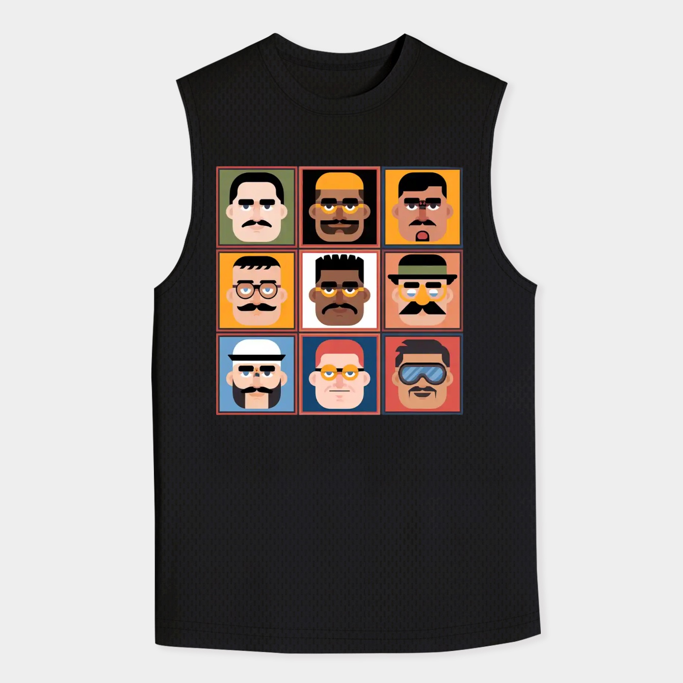 TF2 BoxFace 1 Men's Big & Tall Tank Top