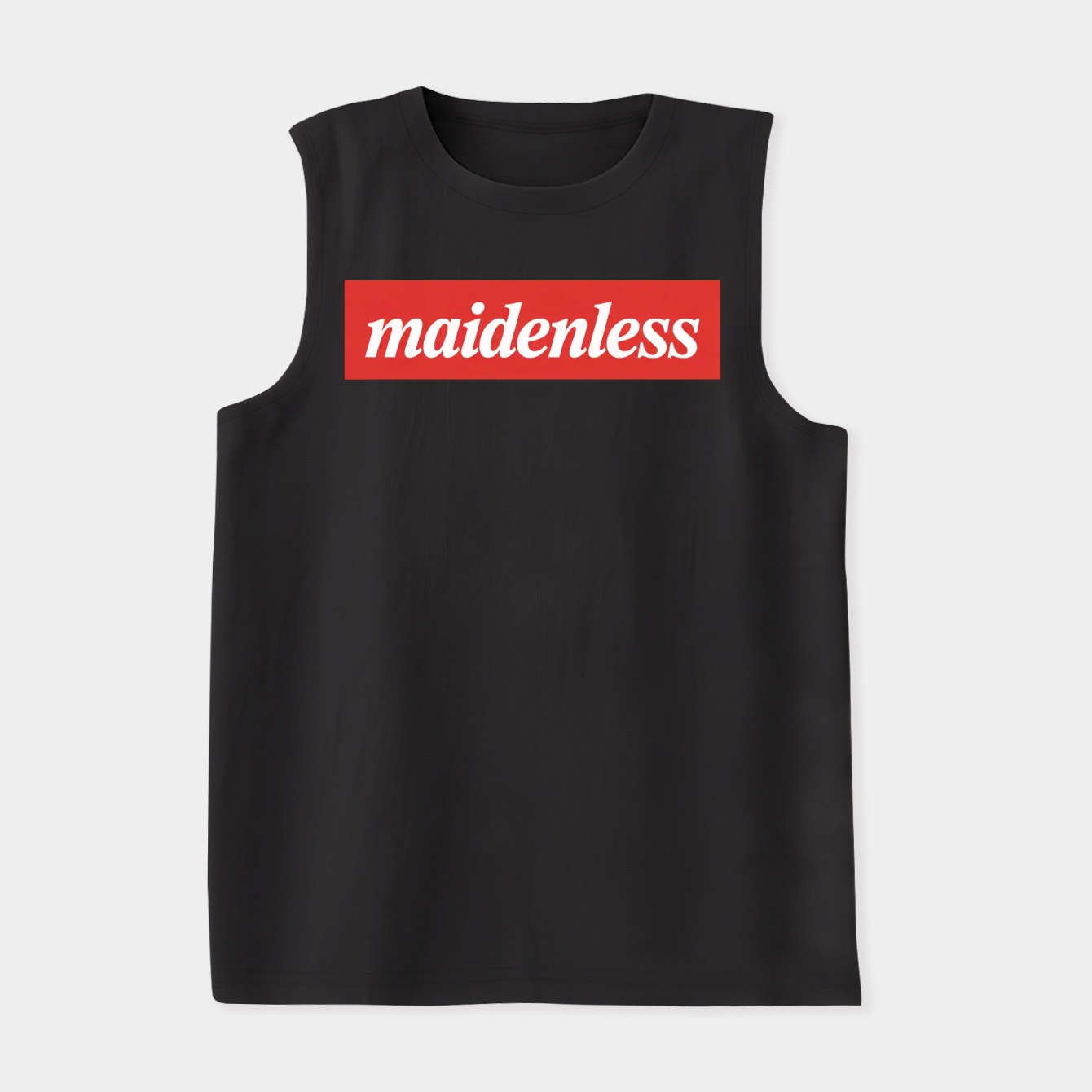 Maidenless Bold Statement Women's Soft Tank Top