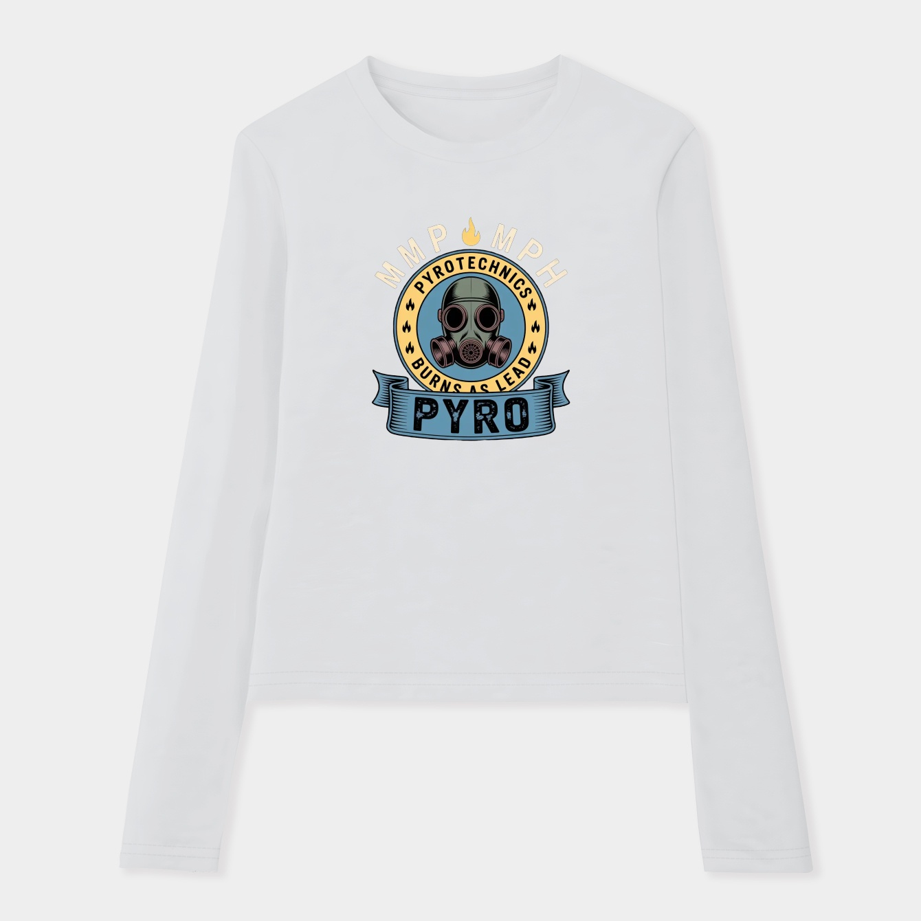 PYRO - BLUE TEAM Women's Soft Long Sleeve T-Shirt