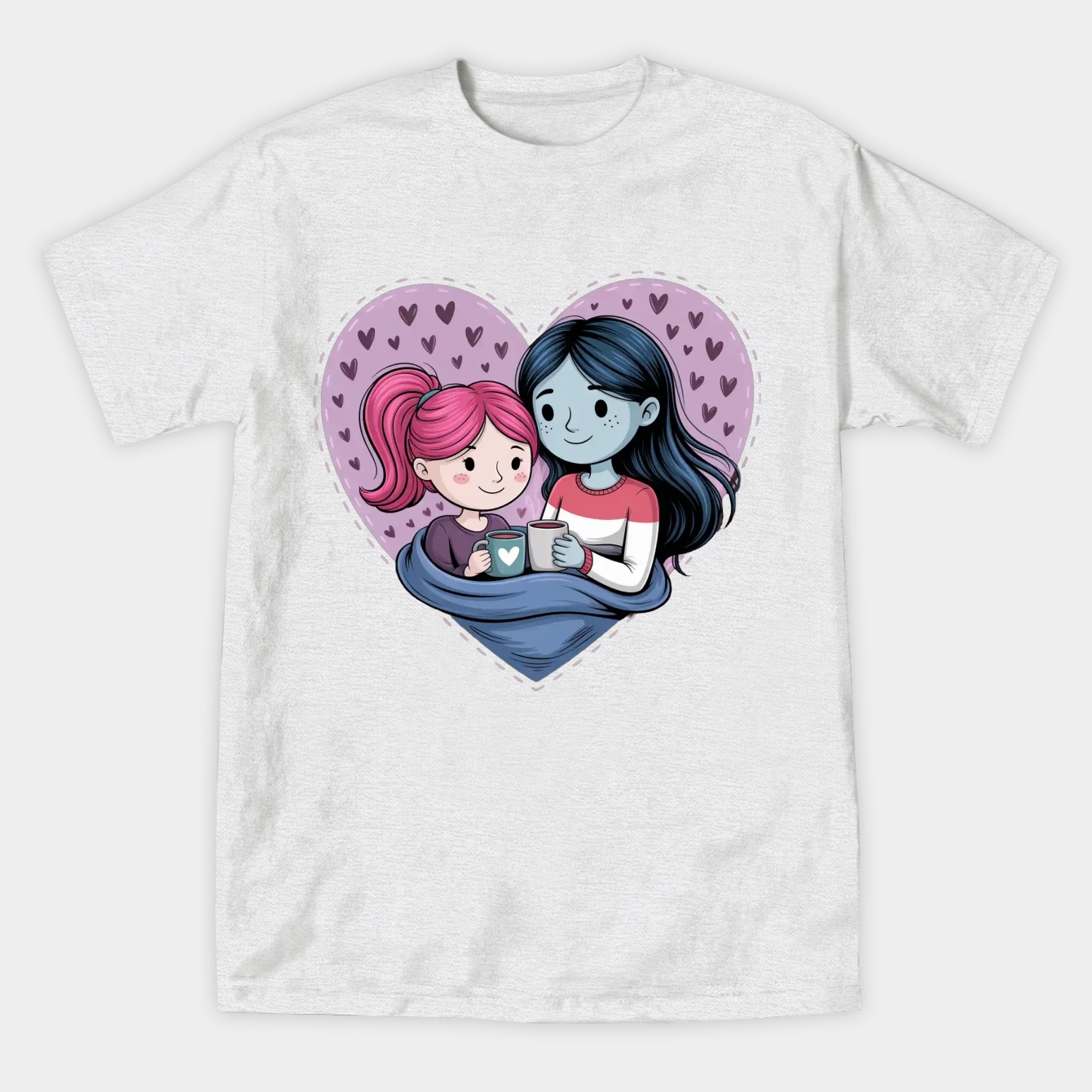 Doodle Bubbline Women's Athletic Performance T-Shirt