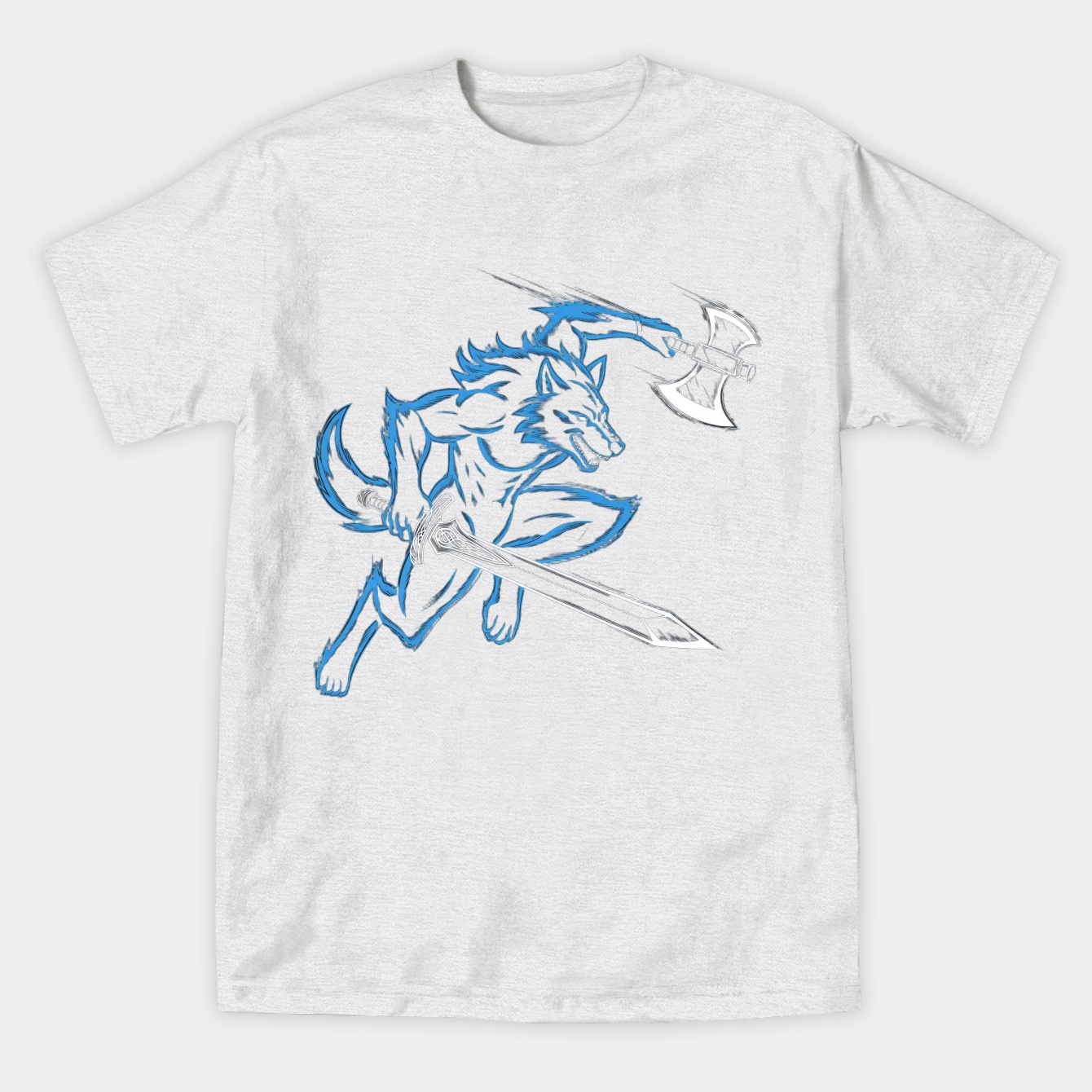 Wolf's Assault | Blaidd The Half Wolf Women's Athletic Performance T-Shirt