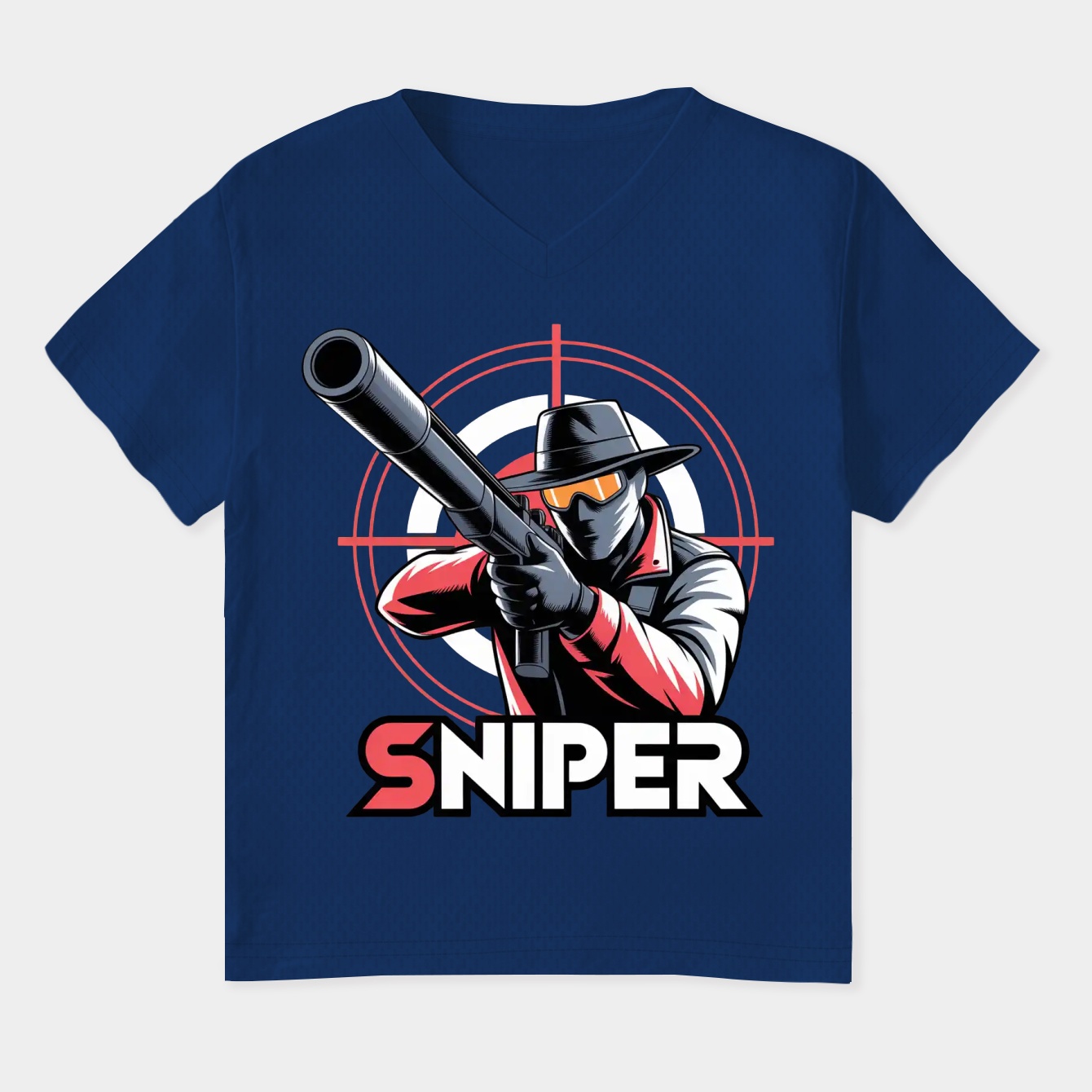 Sniperss Women's Plus Size V-Neck T-Shirt