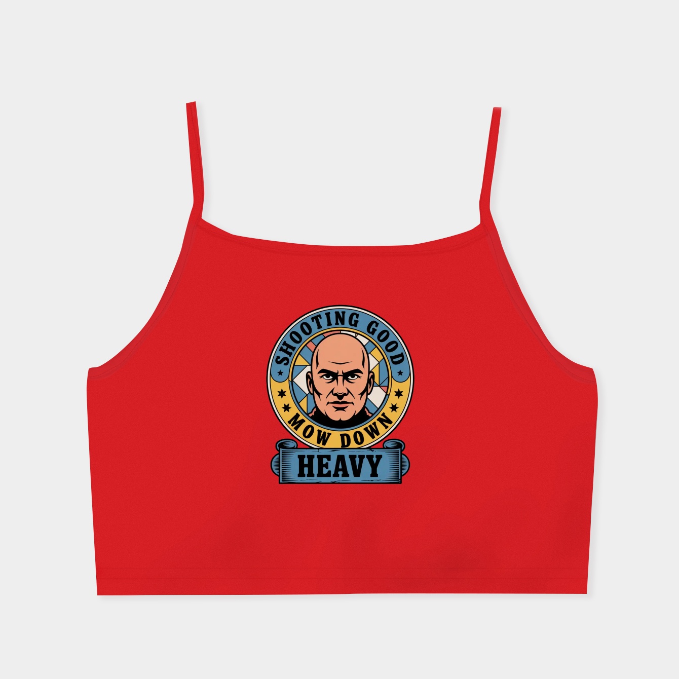 Heavy - Blue Team Women's Spaghetti Strap Tank Top