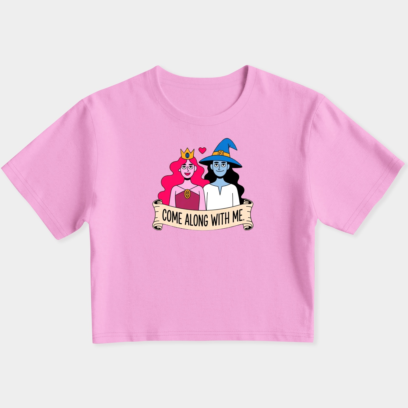 Come Along With Me Women's Slim Fit Baby Tee